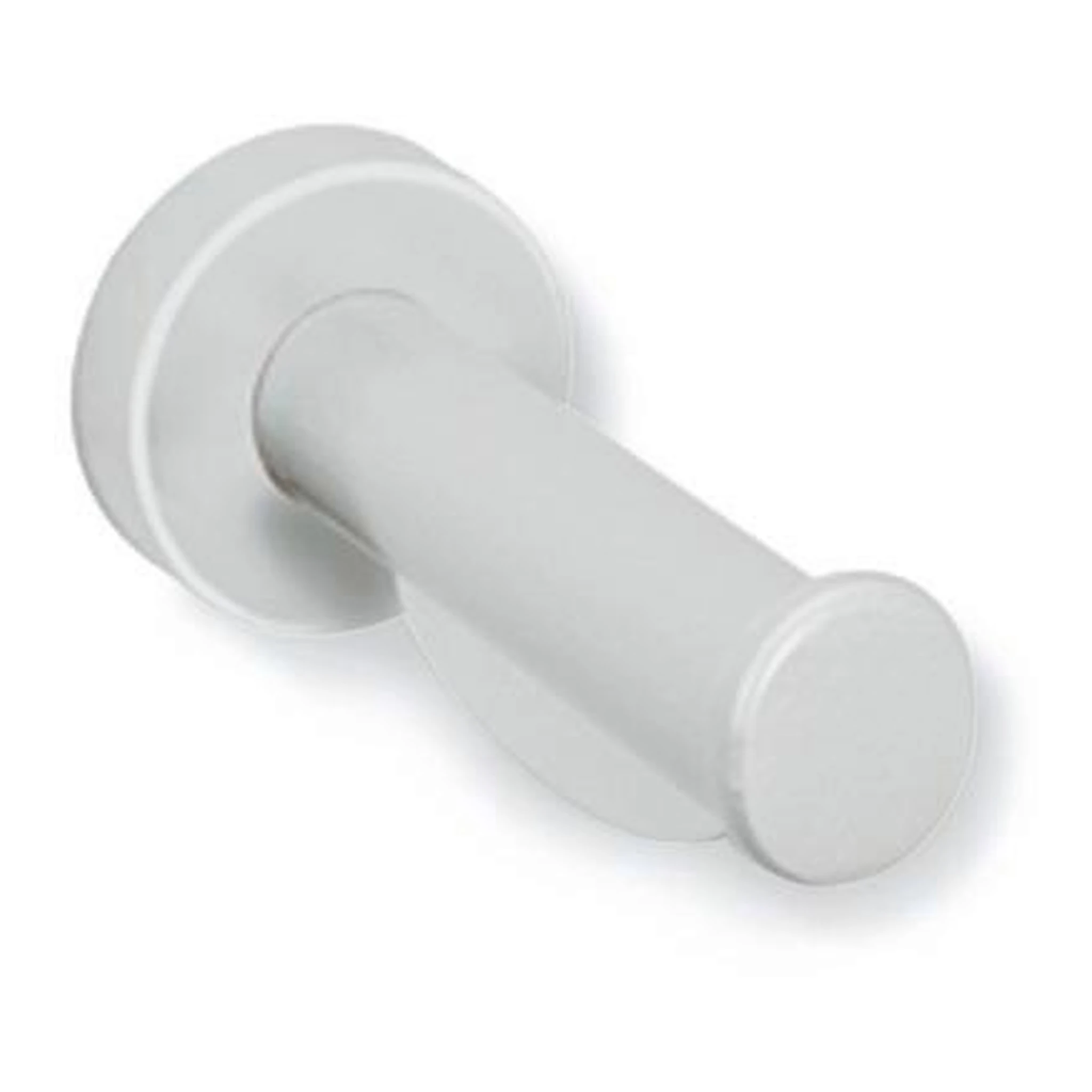 HEWI | WC-Papierhalter Serie 801 | zylindrisch, mit Rosette reinweiß