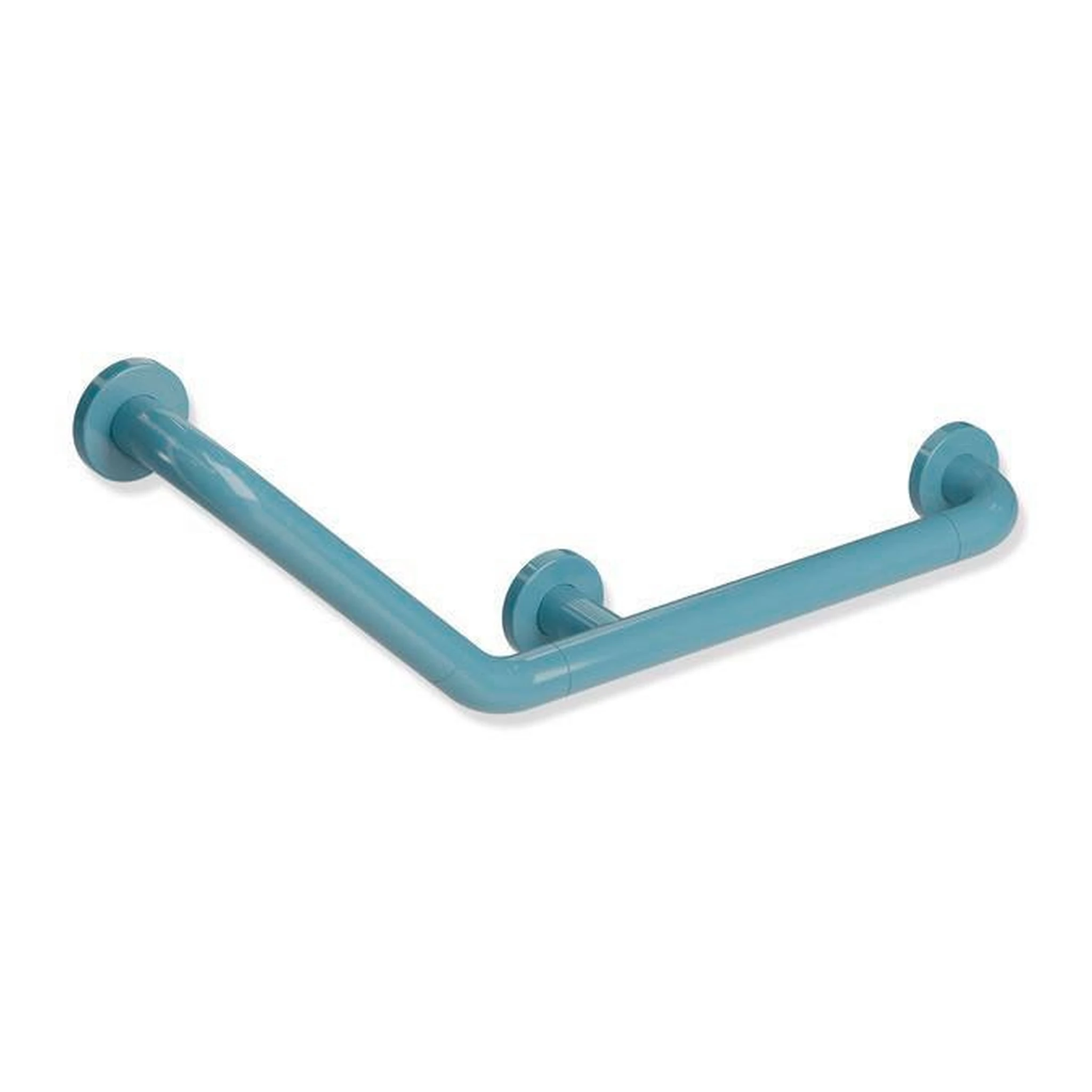 HEWI | Winkelgriff Serie 801 | Winkel 135G, d= 33 mm aquablau