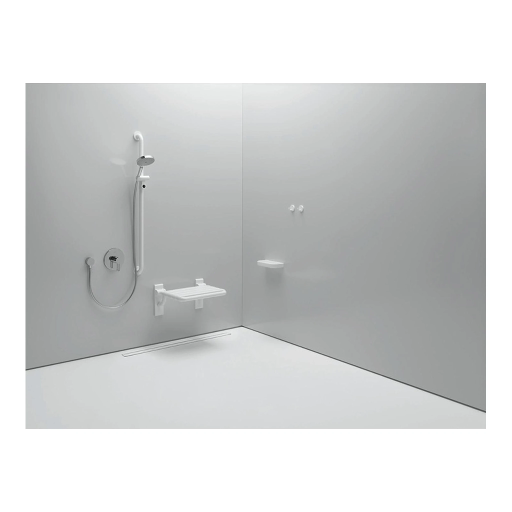 HEWI | Brausehalterstange Serie 801 | d= 33 mm 1100 mm – Bild 2