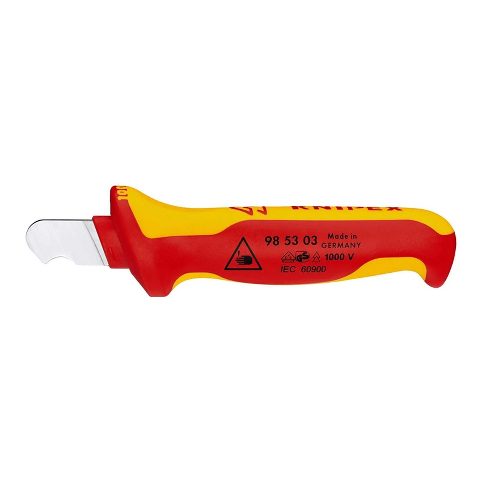 KNIPEX | Abmantelungsmesser | Länge 155 mm Klingenlänge 28 mm VDE