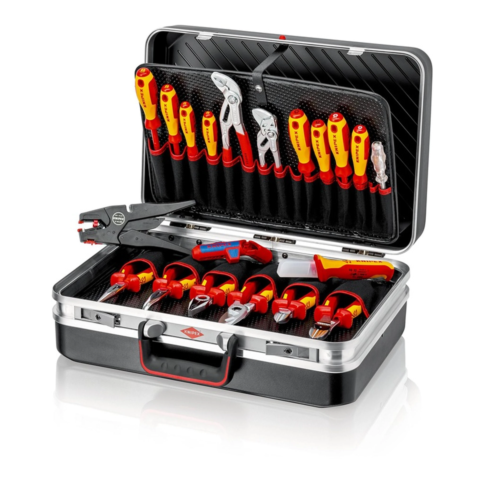 KNIPEX | Werkzeugkoffer | 20-teilig Koffer aus ABS-Material