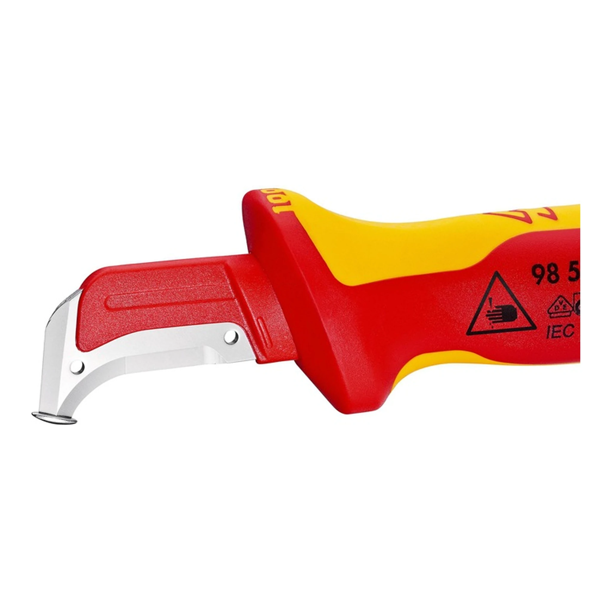 KNIPEX | Abmantelungsmesser | Länge 180 mm Klingenlänge 38 mm VDE – Bild 3