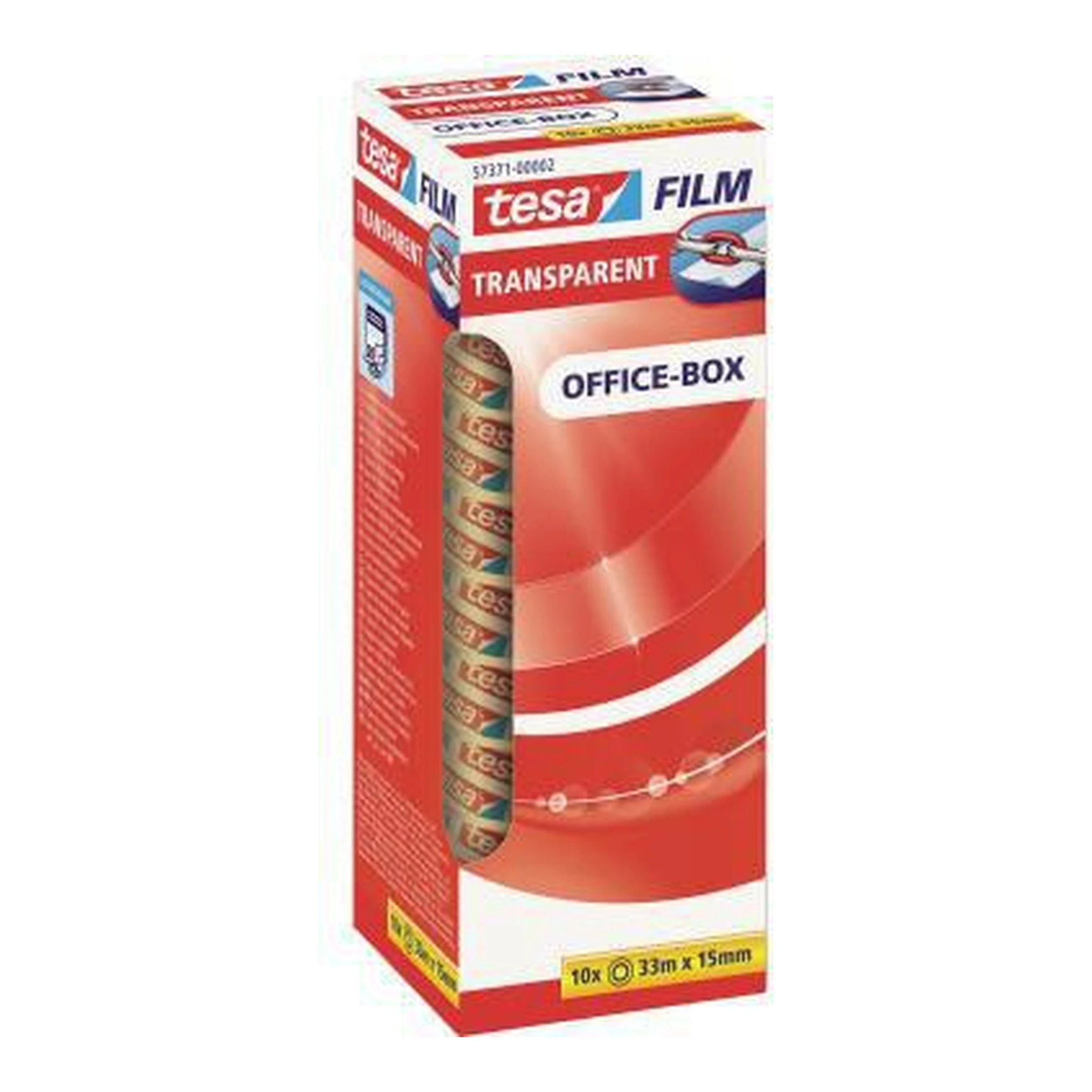 TESA | Klebefilm tesa® tesafilm® transparent | Office-Box 15 mm x 33 m (B x L) einseitig klebend ohne Lösungsmittel