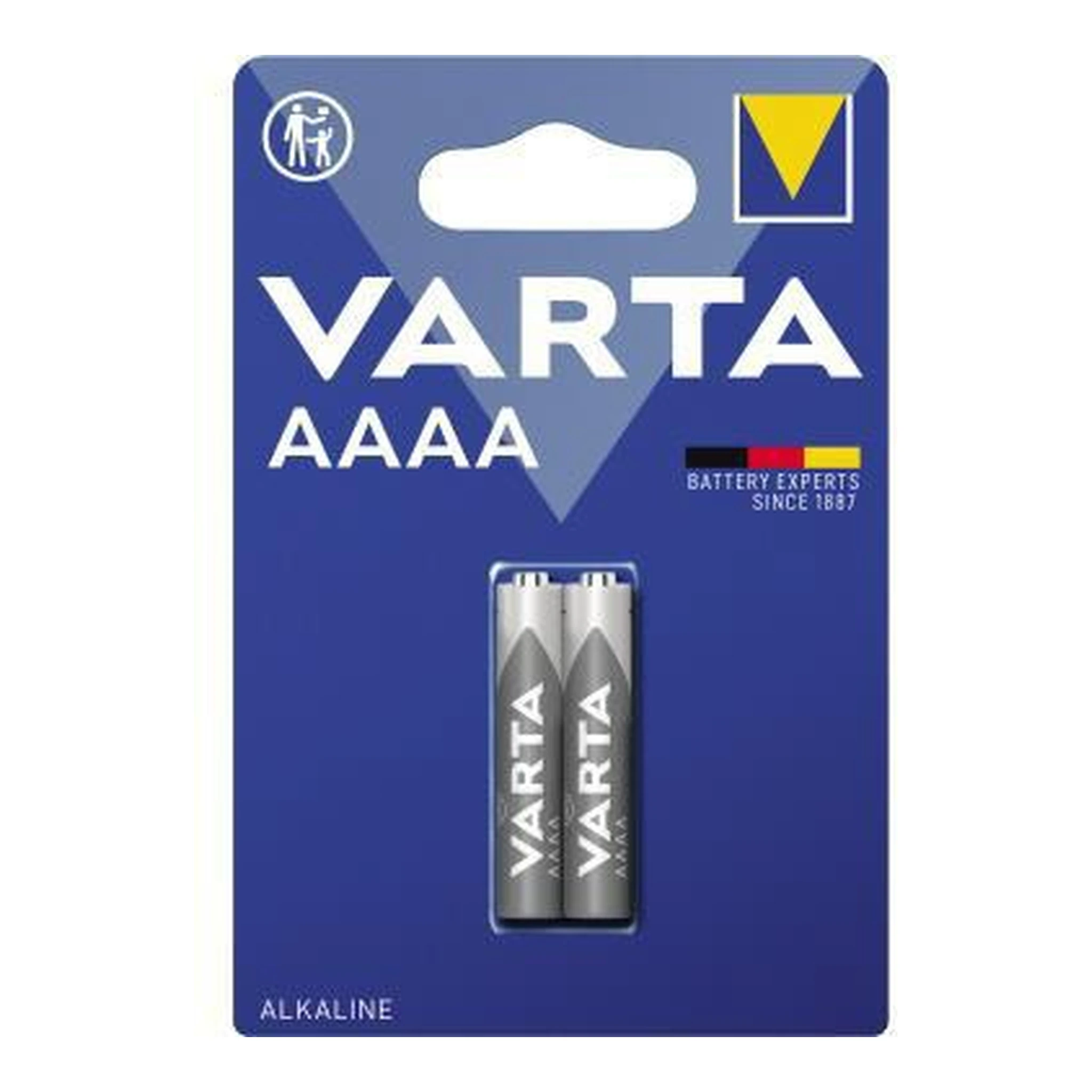 VARTA | Batterie Varta Electronics AAAA/Piccolo LR61 | Alkaline 1,5V 620 mAh 2 St./Pack.