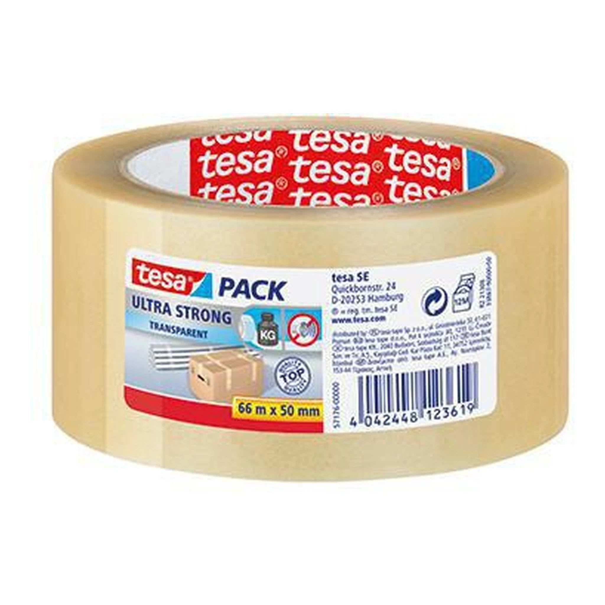TESA | Packband tesa® tesapack® Ultra Strong 50 mm x 66 | m (B x L) PVC transparent