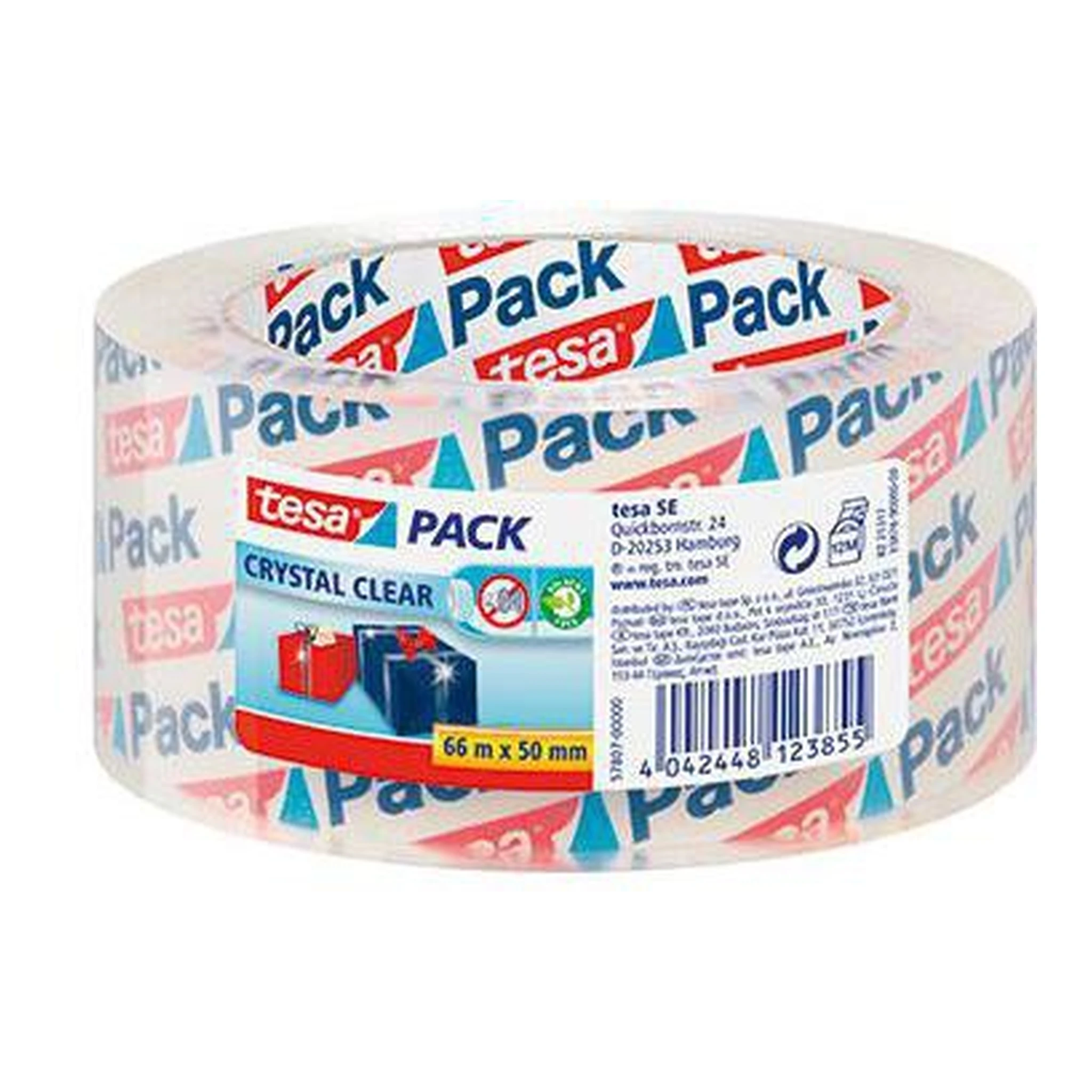 TESA | Packband tesa® tesapack® Crystal Clear 50 mm x 66 | m (B x L) Polypropylen/Acrylat kristallklar