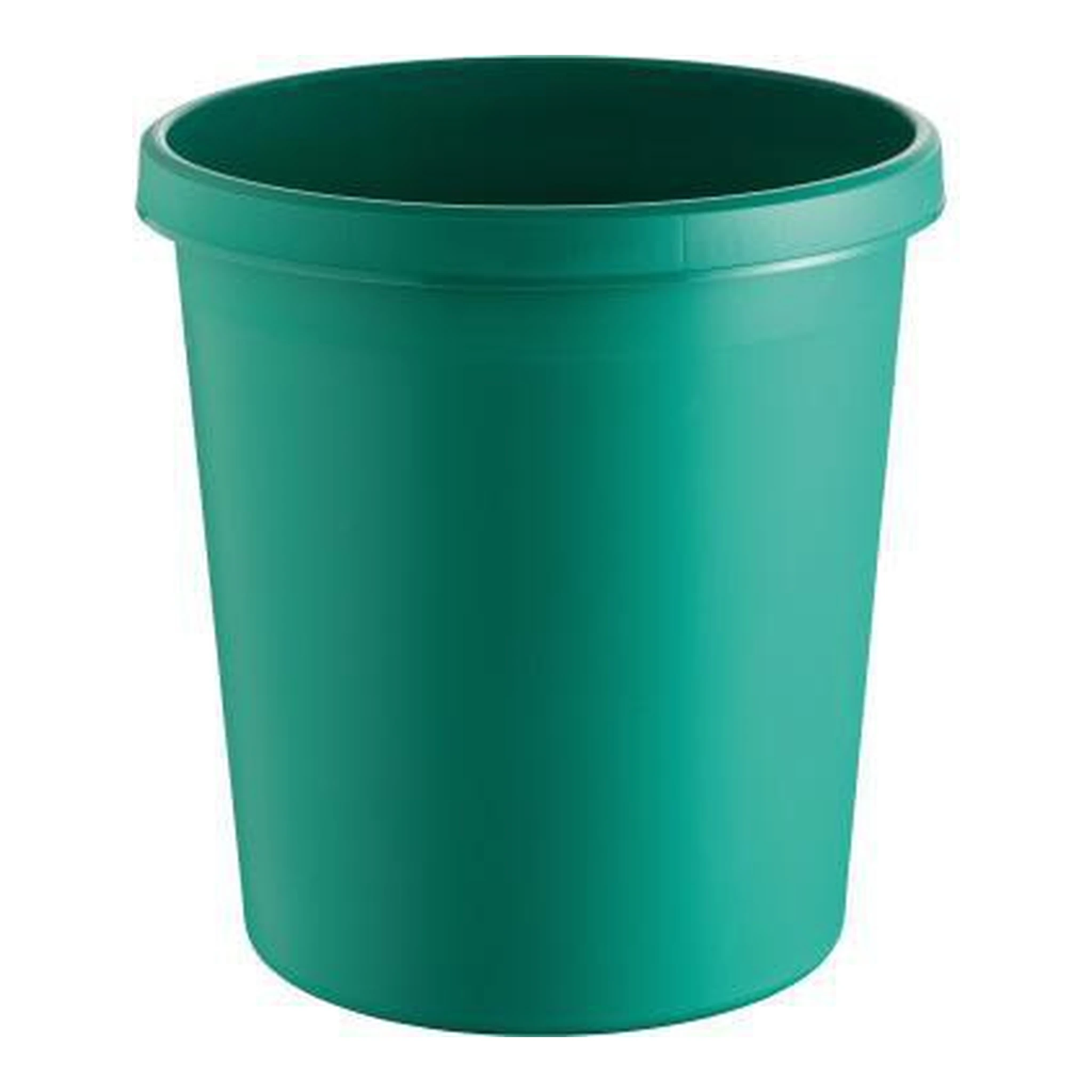 HELIT | Papierkorb helit the german 31,5 x 33,1 cm (D. x H) | 18l Polypropylen Farbe: grün 1 Sortierfach