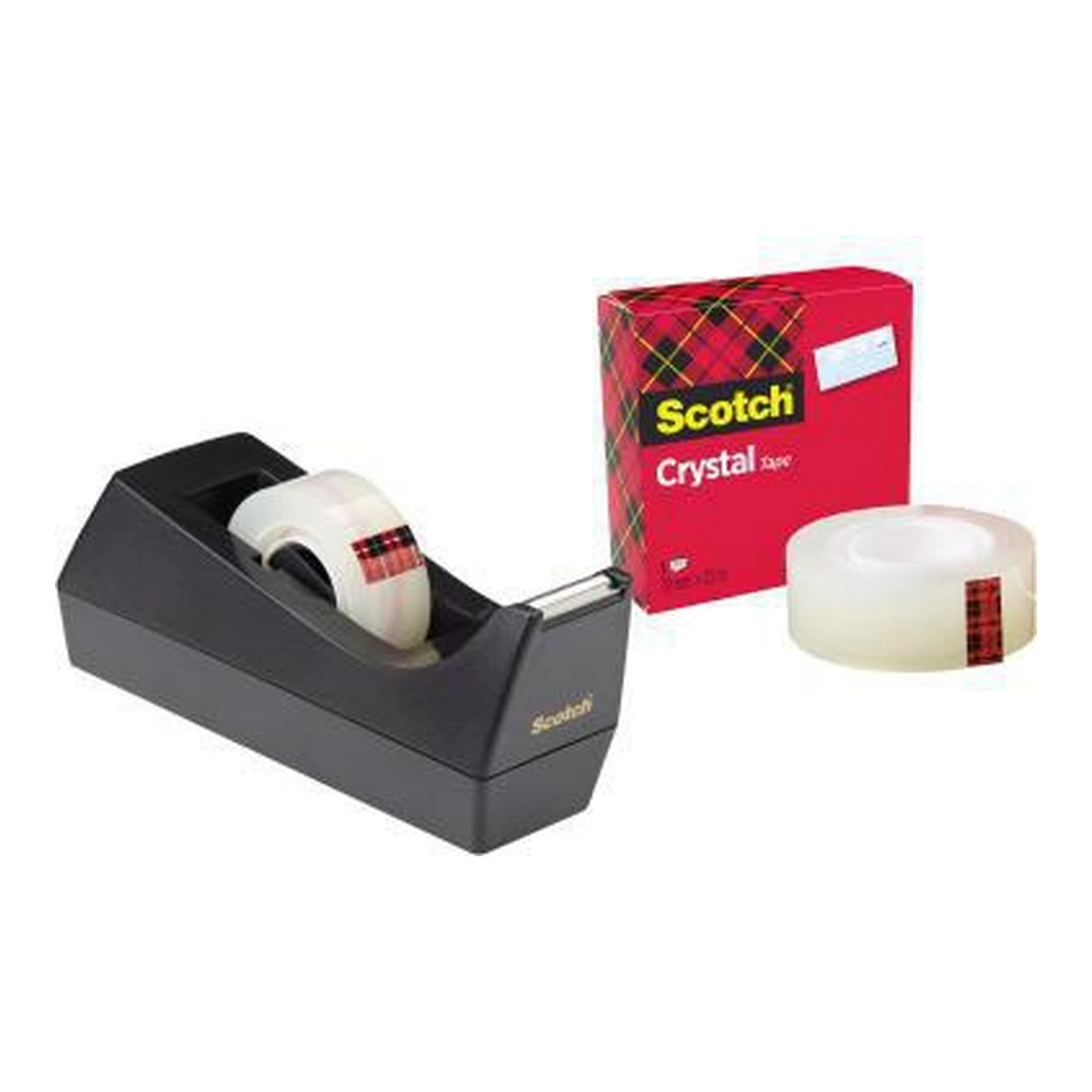 SCOTCH | Tischabroller Scotch® Sparset C38 19 mm x 33 m (B x L) 19 mm x 10 m (B x L) schwarz