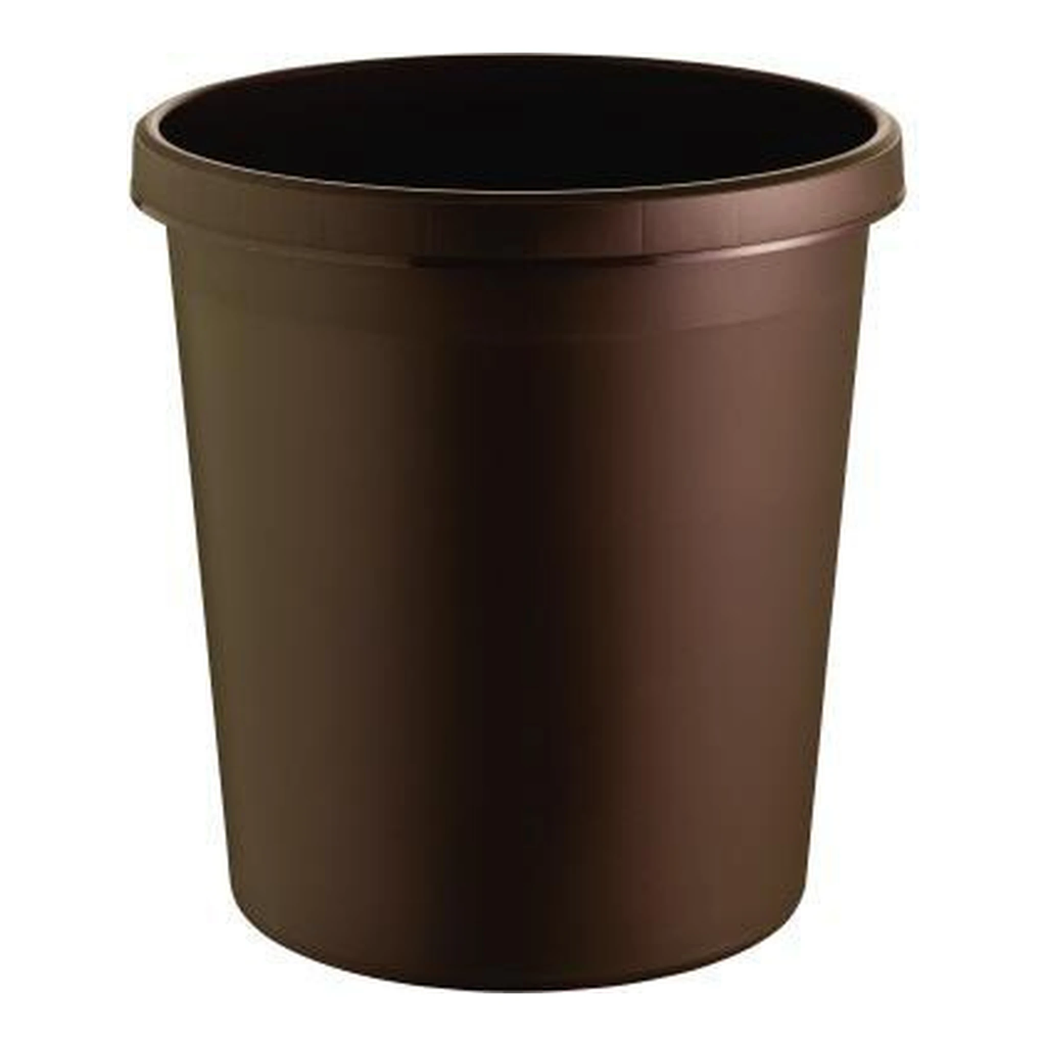 HELIT | Papierkorb helit the german 31,5 x 33,1 cm (D. x H) | 18l Polypropylen Farbe: braun 1 Sortierfach