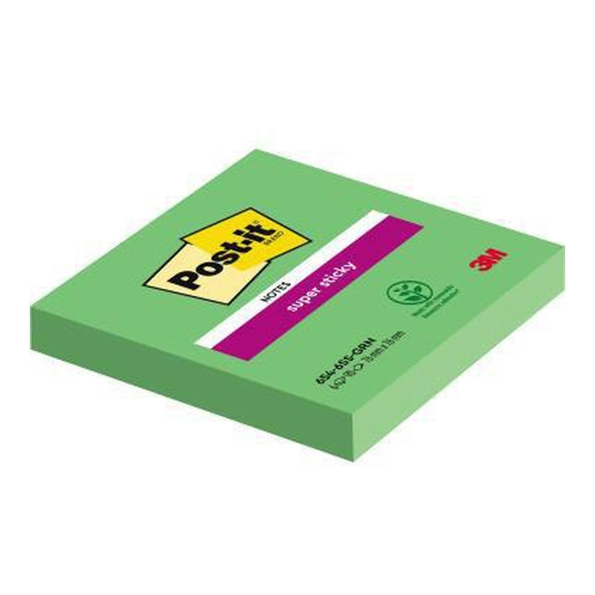 POST-IT | Haftnotiz Post-it® Super Sticky Notes 76 x 76 mm | (B x H) immergrün 90 Bl.