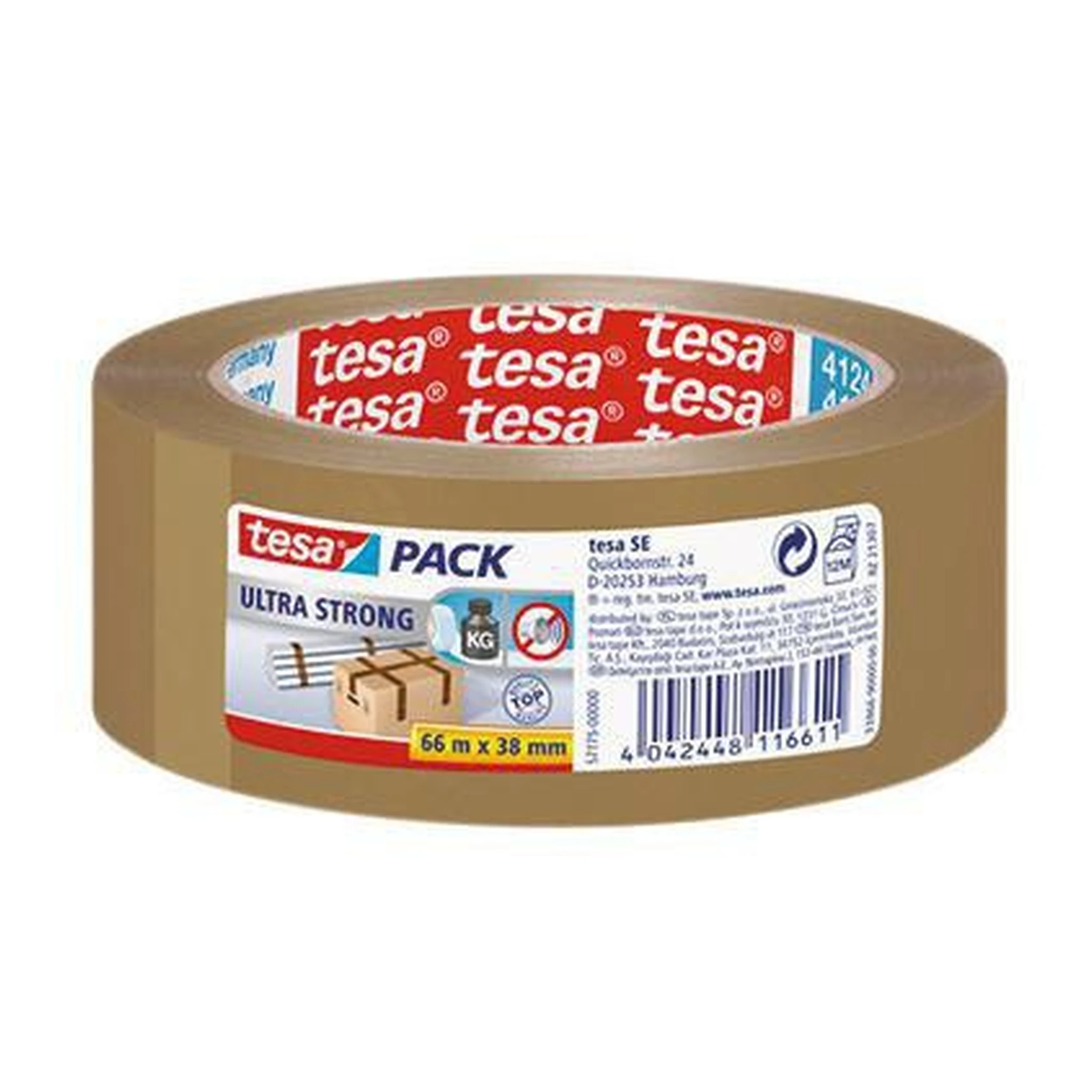 TESA | Packband tesa® tesapack® Ultra Strong 38 mm x 66 | m (B x L) PVC braun