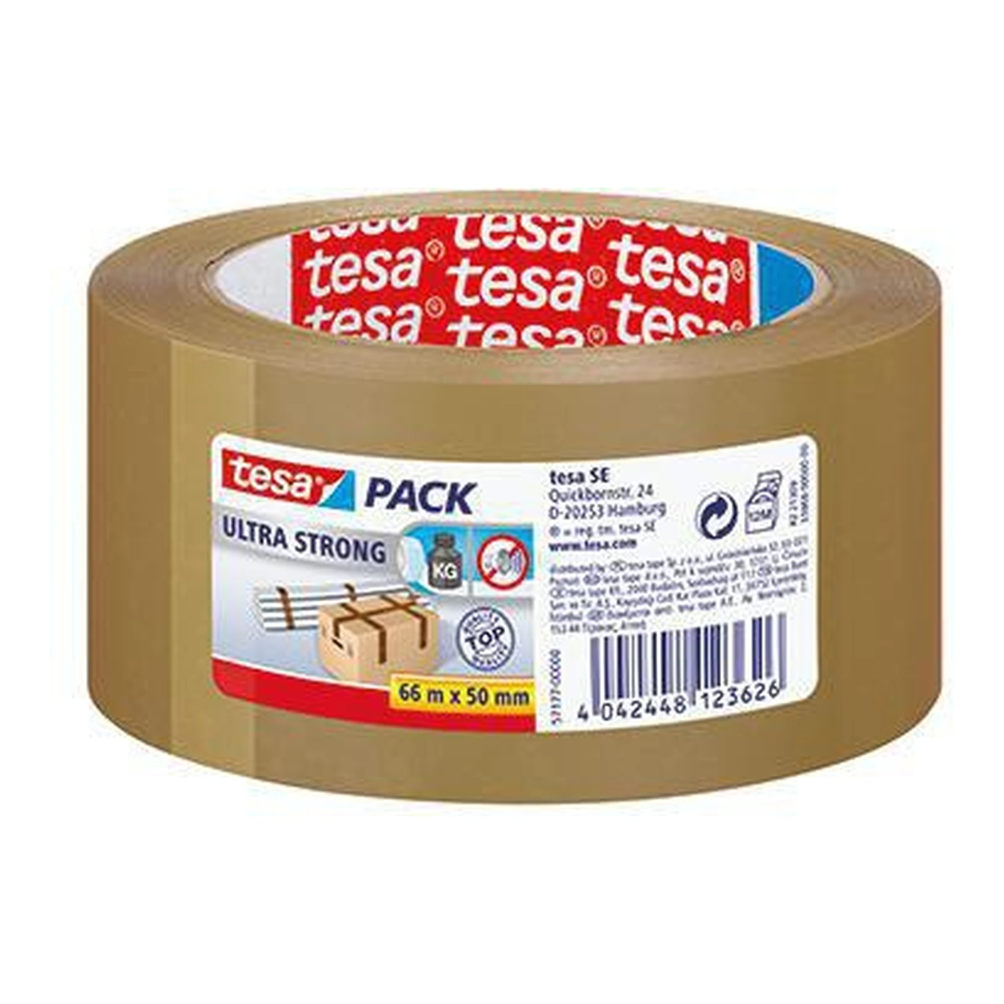 TESA | Packband tesa® tesapack® Ultra Strong 50 mm x 66 | m (B x L) PVC braun
