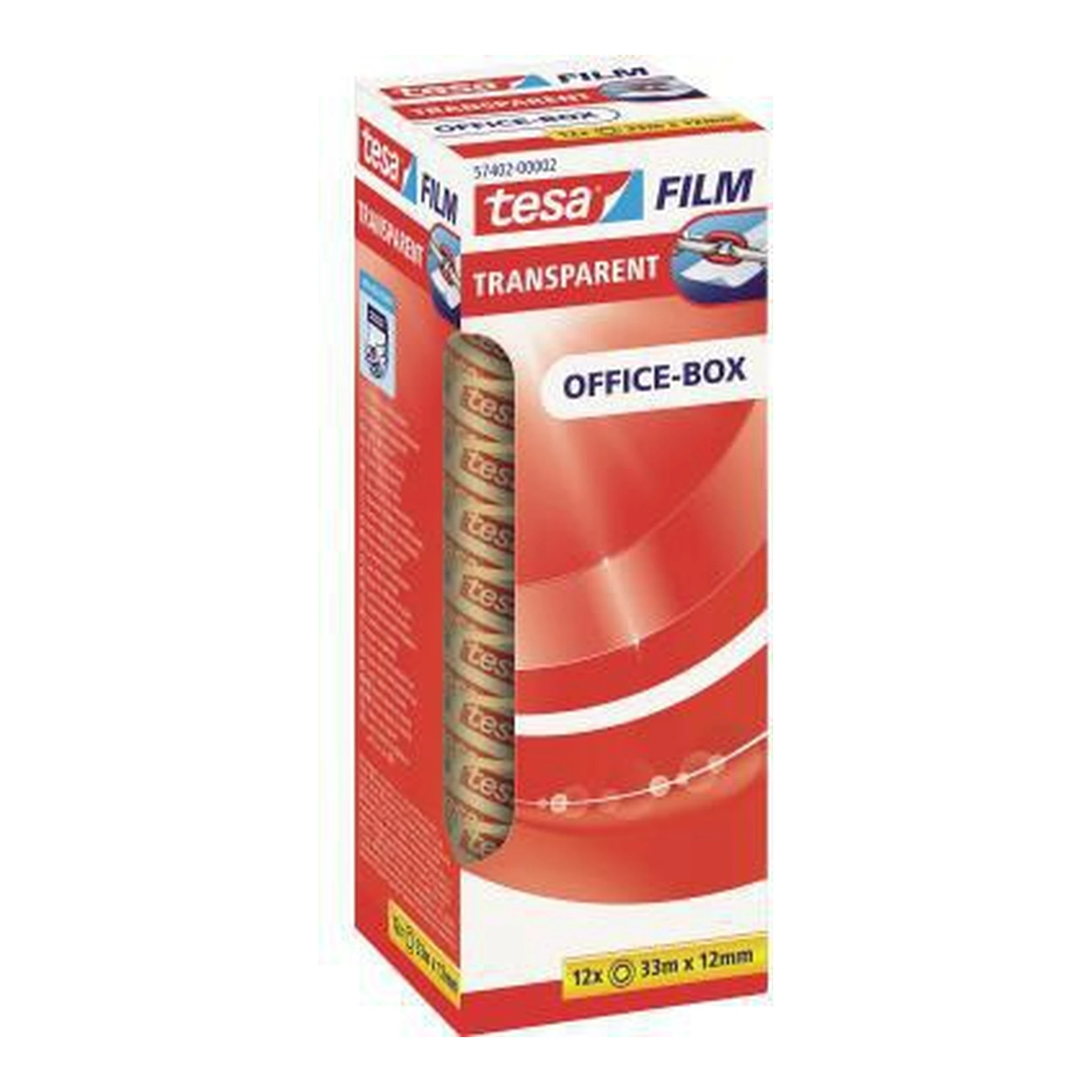 TESA | Klebefilm tesa® tesafilm® transparent | Office-Box 12 mm x 33 m (B x L) einseitig klebend ohne Lösungsmittel