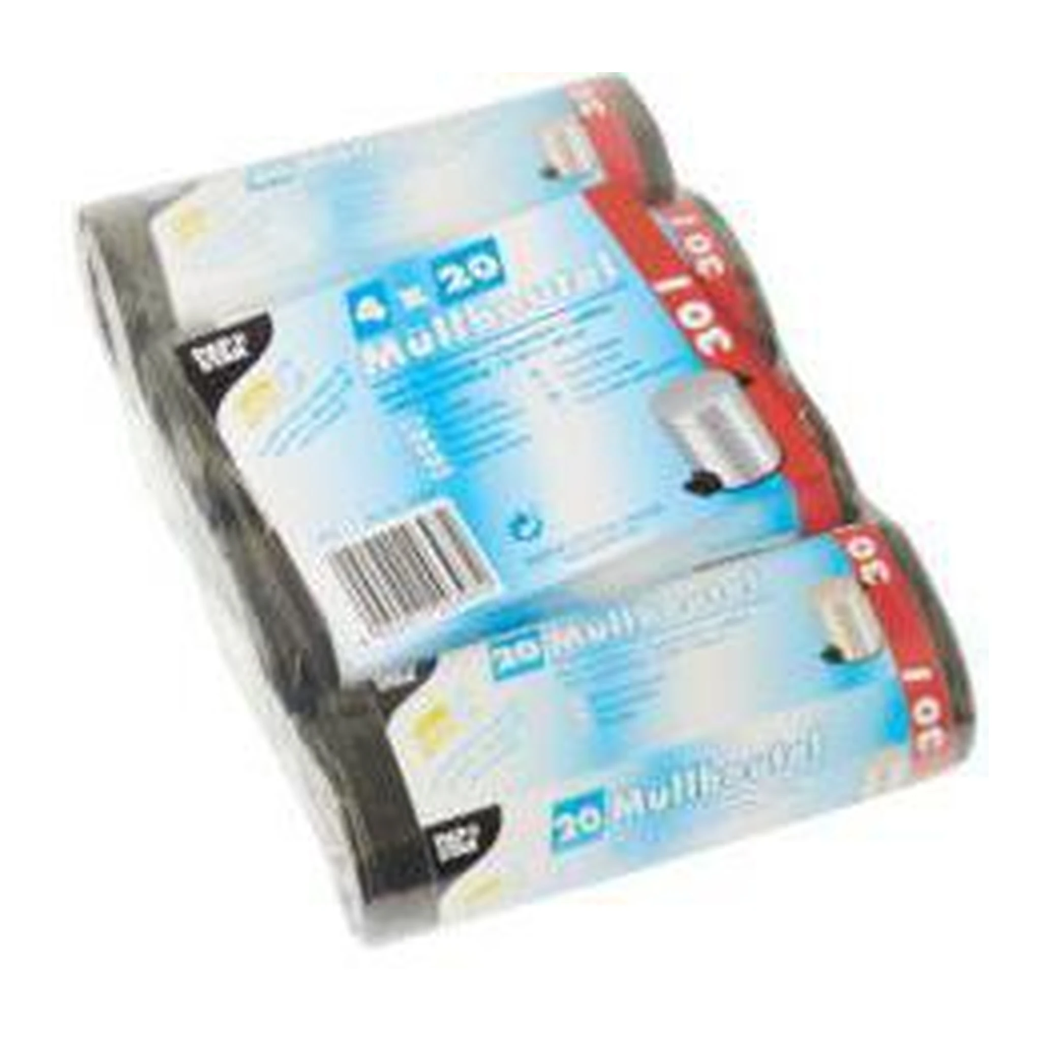 PAPSTAR | Müllbeutel PAPSTAR 60 x 50 cm (B x H) 17µm 30l LDPE | grau 4 x 20 St./Pack.