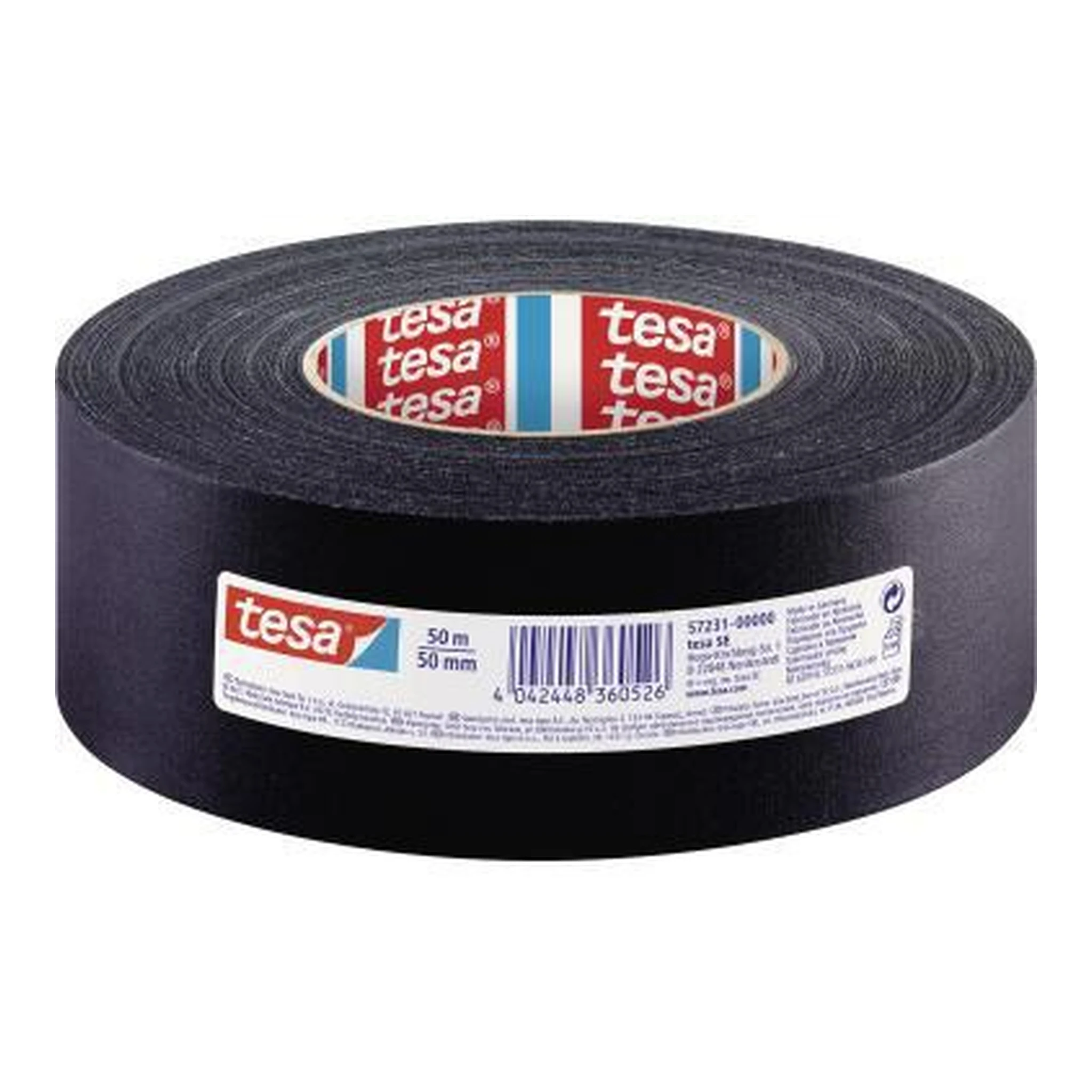 TESA | Gewebeband tesa® extra Power® Innenbereich | Außenbereich 50 mm x 50 m (B x L) schwarz