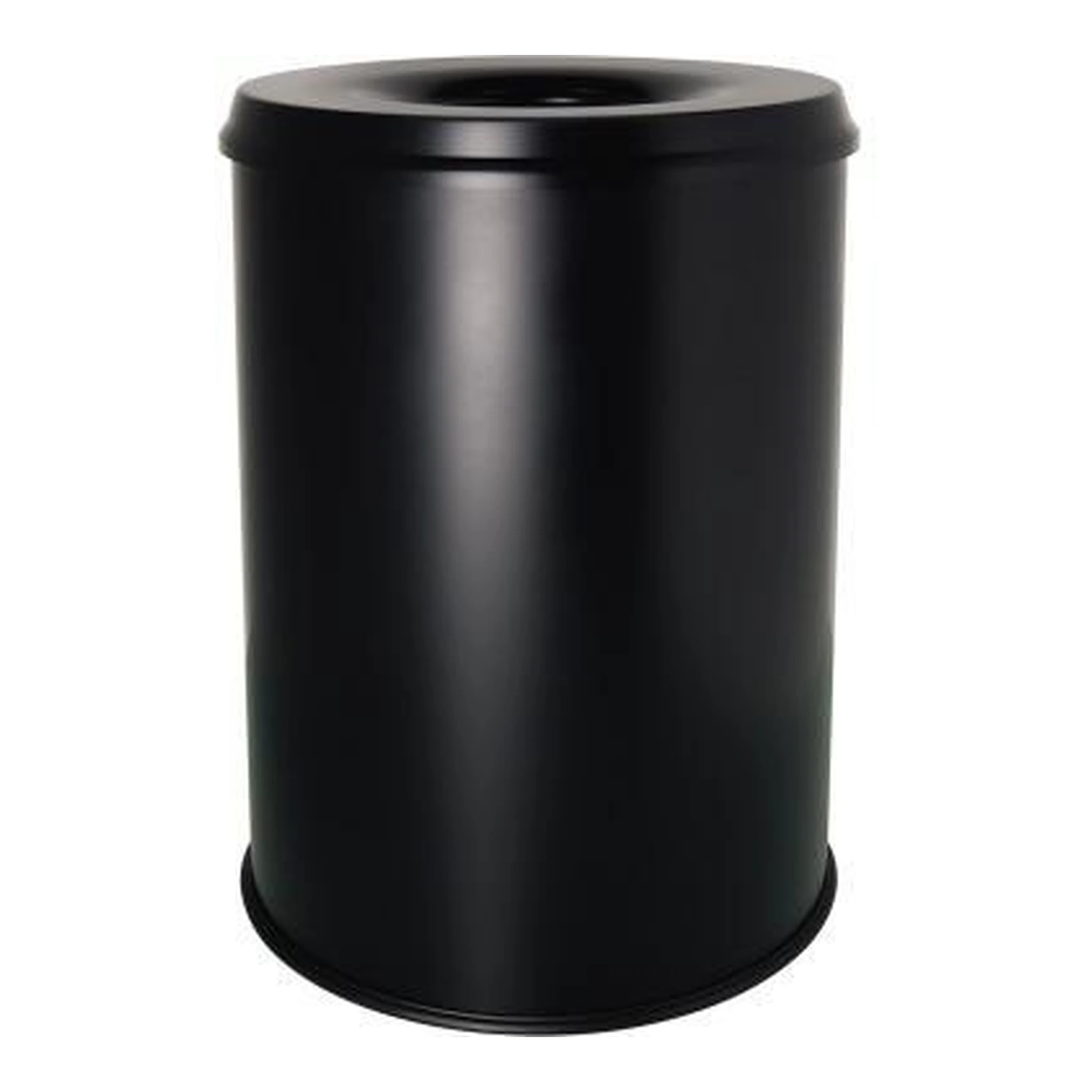 HELIT | Papierkorb helit the guardian 26 x 36 cm (D. x H) | 15l Stahl pulverbeschichtet Farbe: schwarz 1 Sortierfach