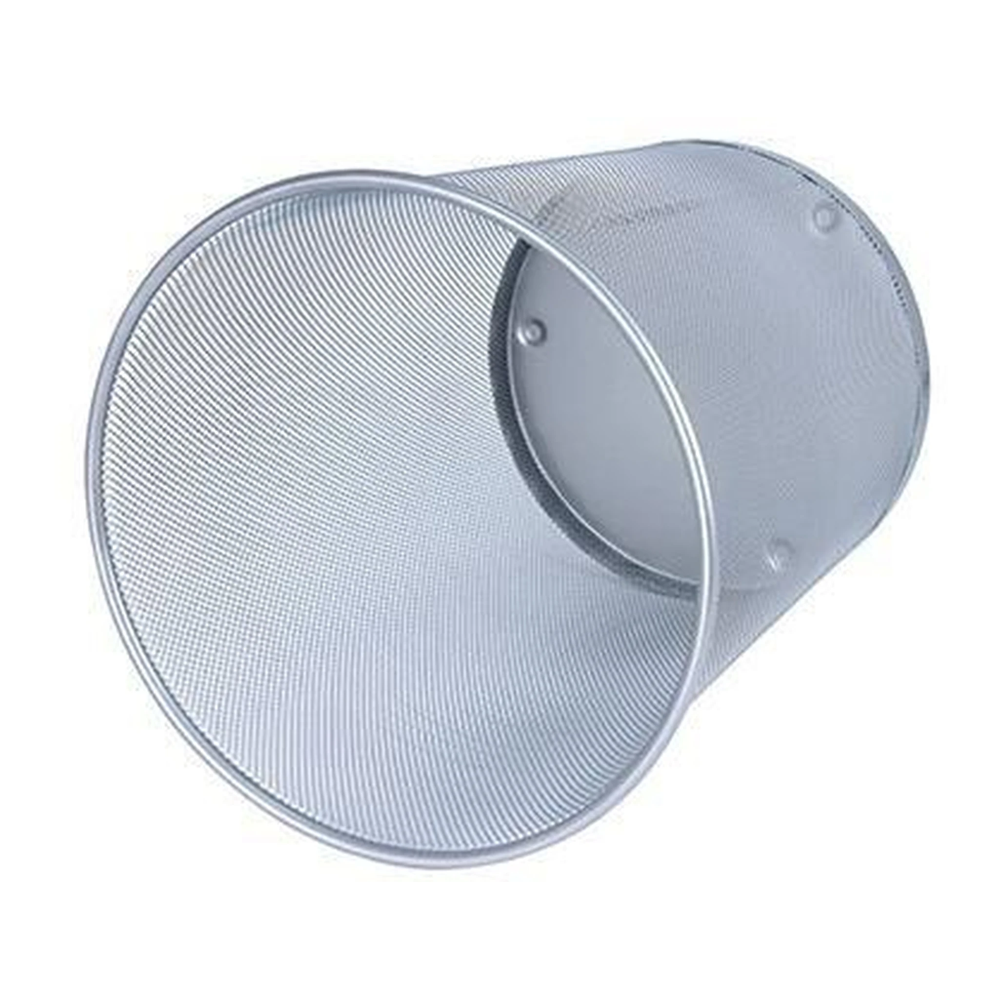 WEDO | Papierkorb WEDO® OFFICE 29,5 x 35 cm (D. x H) 18l | Metall Farbe: silber 1 Sortierfach