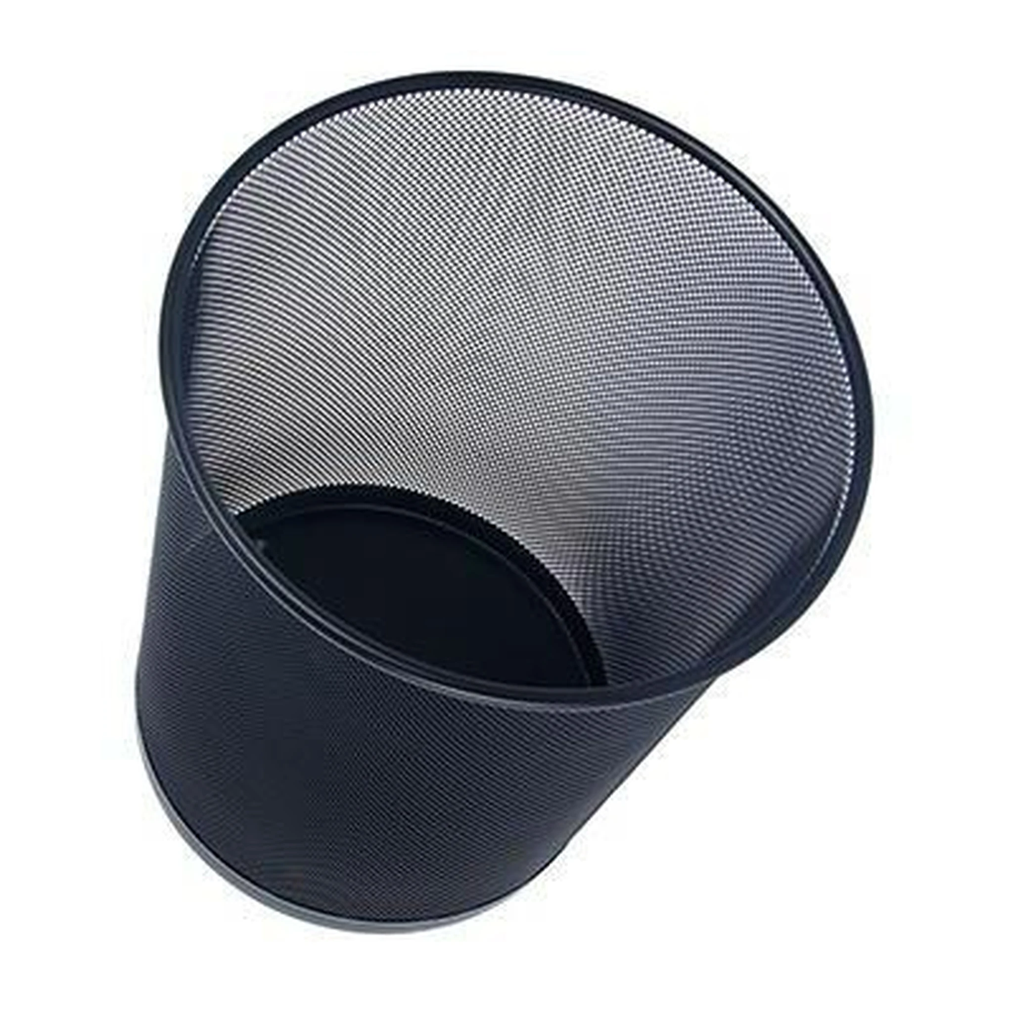 WEDO | Papierkorb WEDO® OFFICE 29,5 x 35 cm (D. x H) 18l | Metall Farbe: schwarz 1 Sortierfach