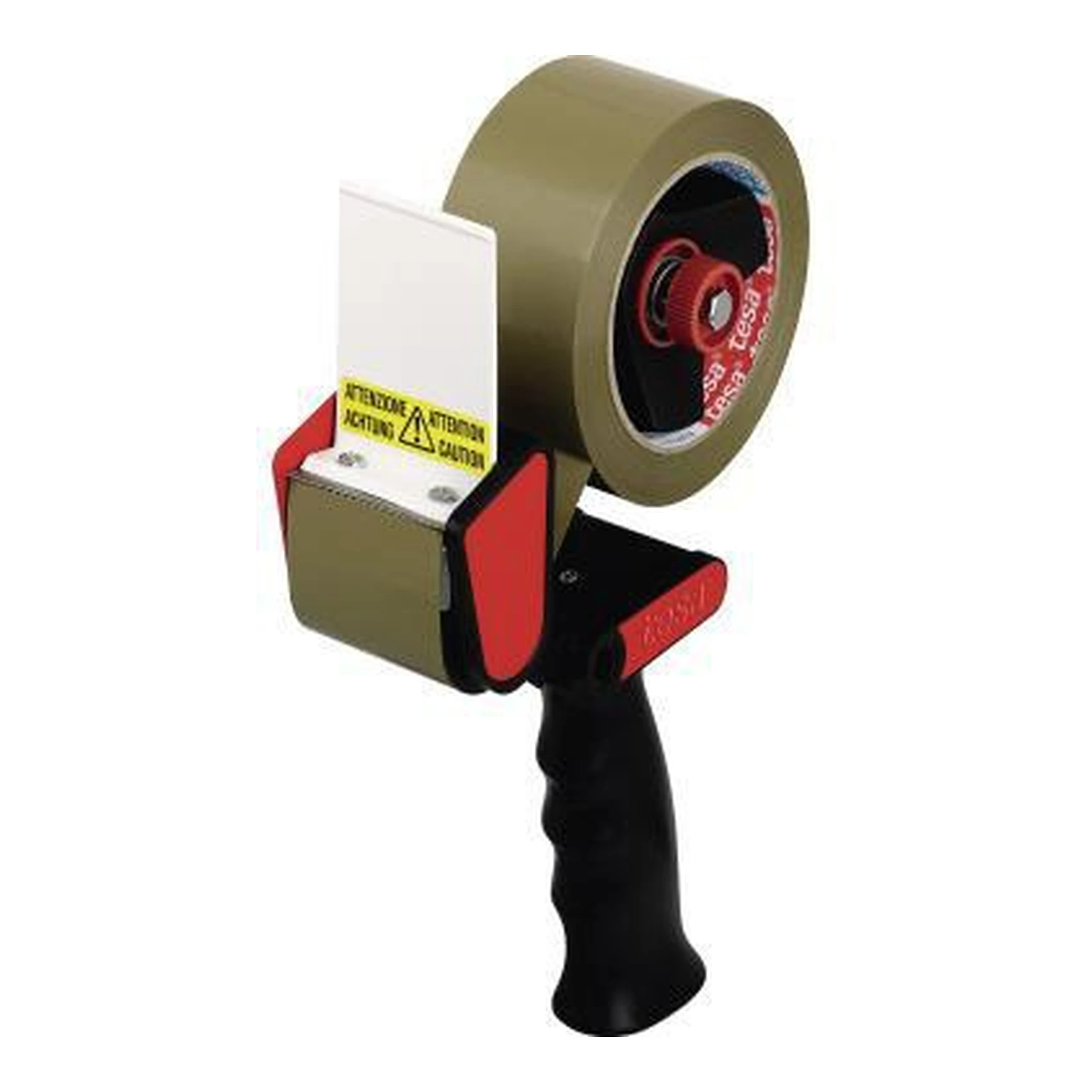 TESA | Packbandabroller tesa® Classic tesapack®/tesafilm®-Rollen | Metall schwarz/rot