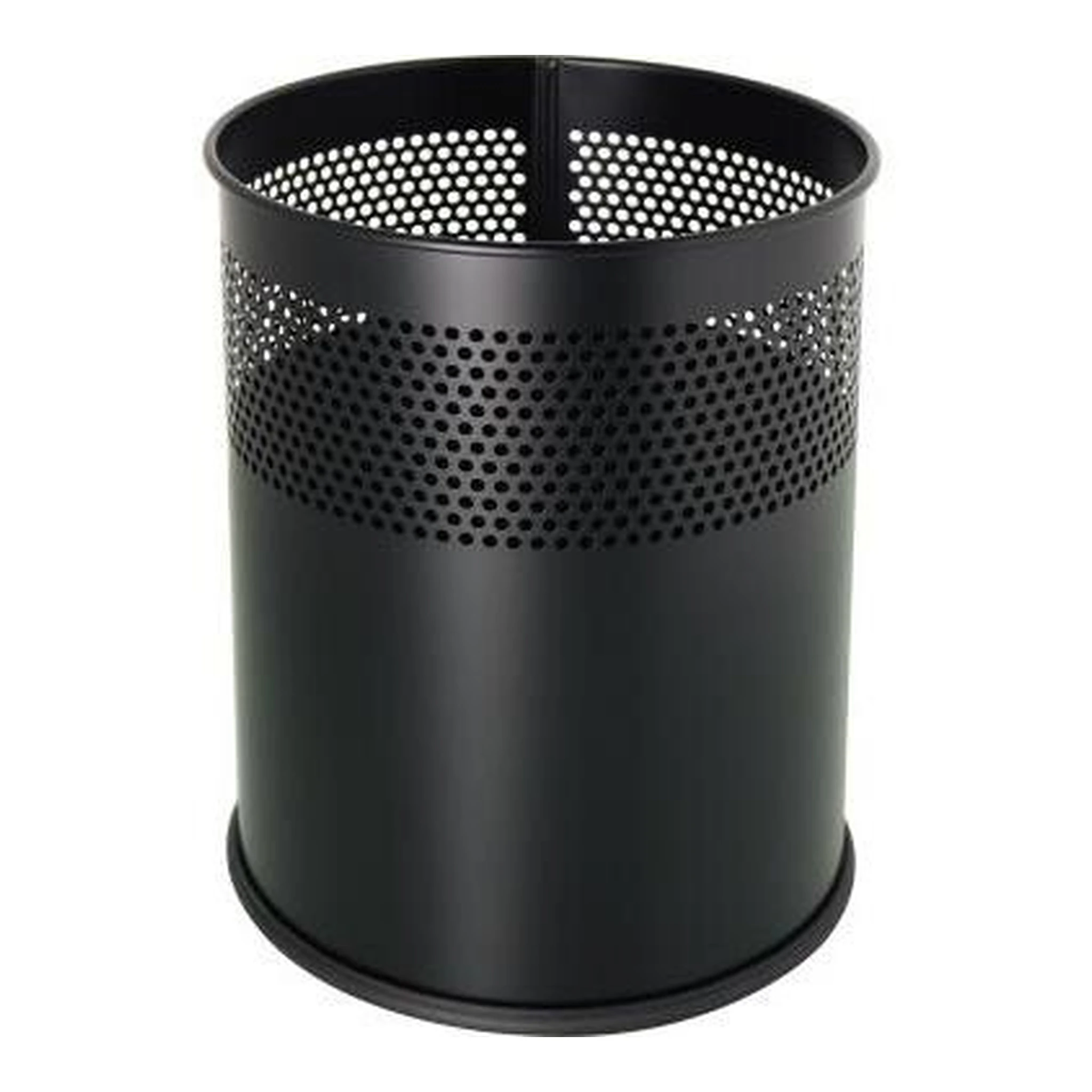 HELIT | Papierkorb helit the dot 25,7 x 32,1 cm (D. x H) 15 | Metall Farbe: schwarz 1 Sortierfach