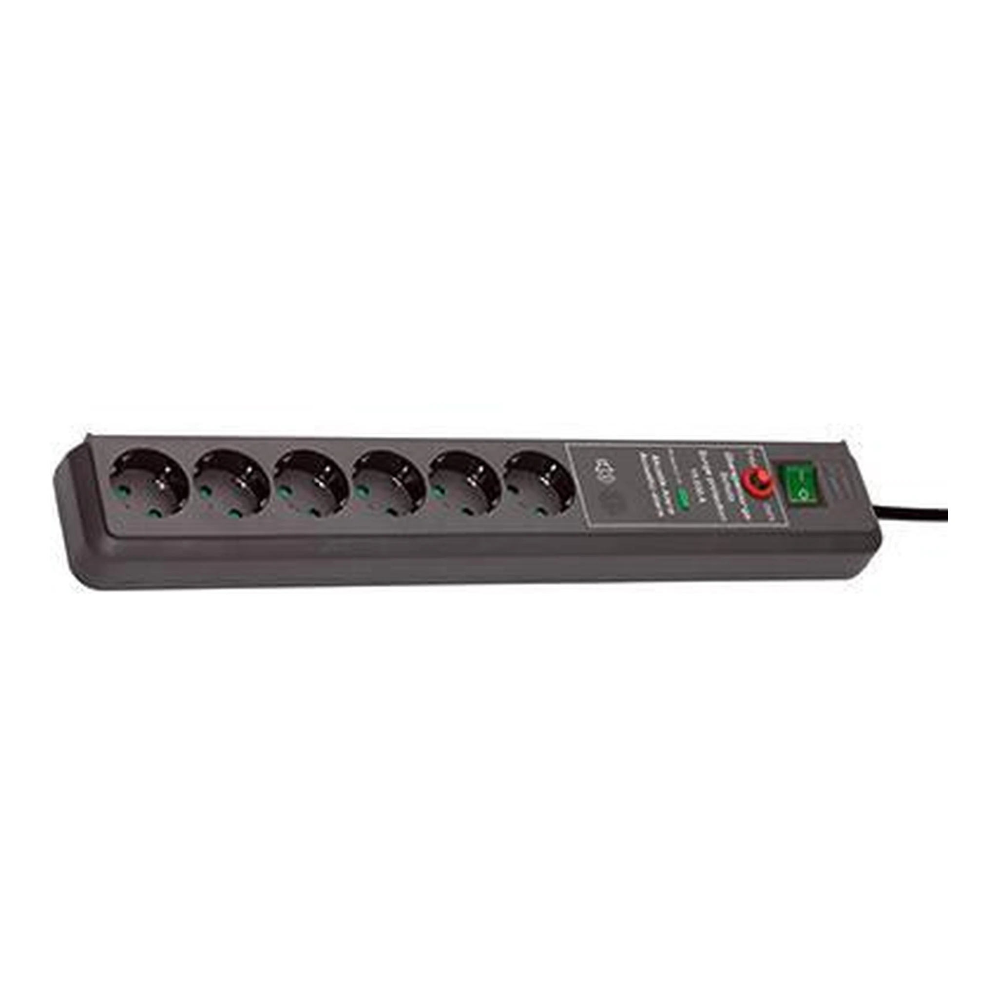 BRENNENSTUHL | Steckdosenleiste brennenstuhl® Secure-Tec 6 Steckdosen 3m | anthrazit