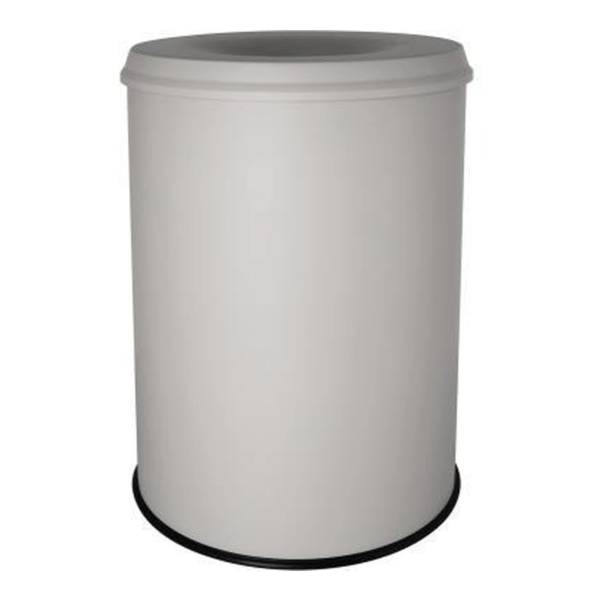 HELIT | Papierkorb helit the guardian 26 x 36 cm (D. x H) | 15l Stahl pulverbeschichtet Farbe: lichtgrau 1 Sortierfach