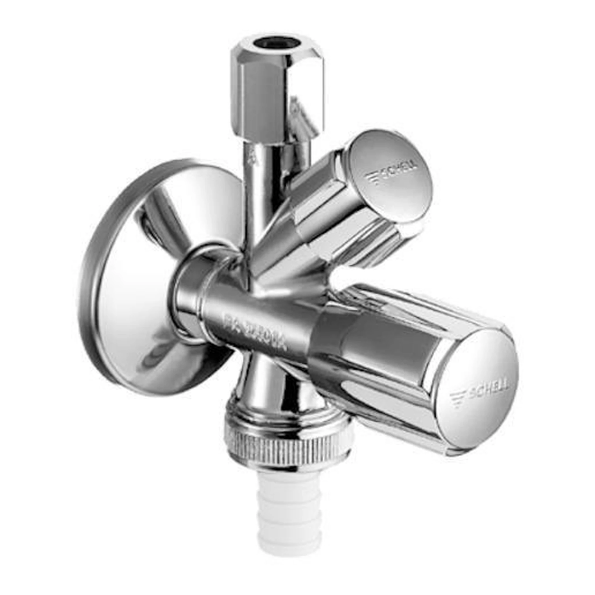 SCHELL | Kombinations-Eckventil COMFORT | chrom, ohne ASAG 1/2Zoll