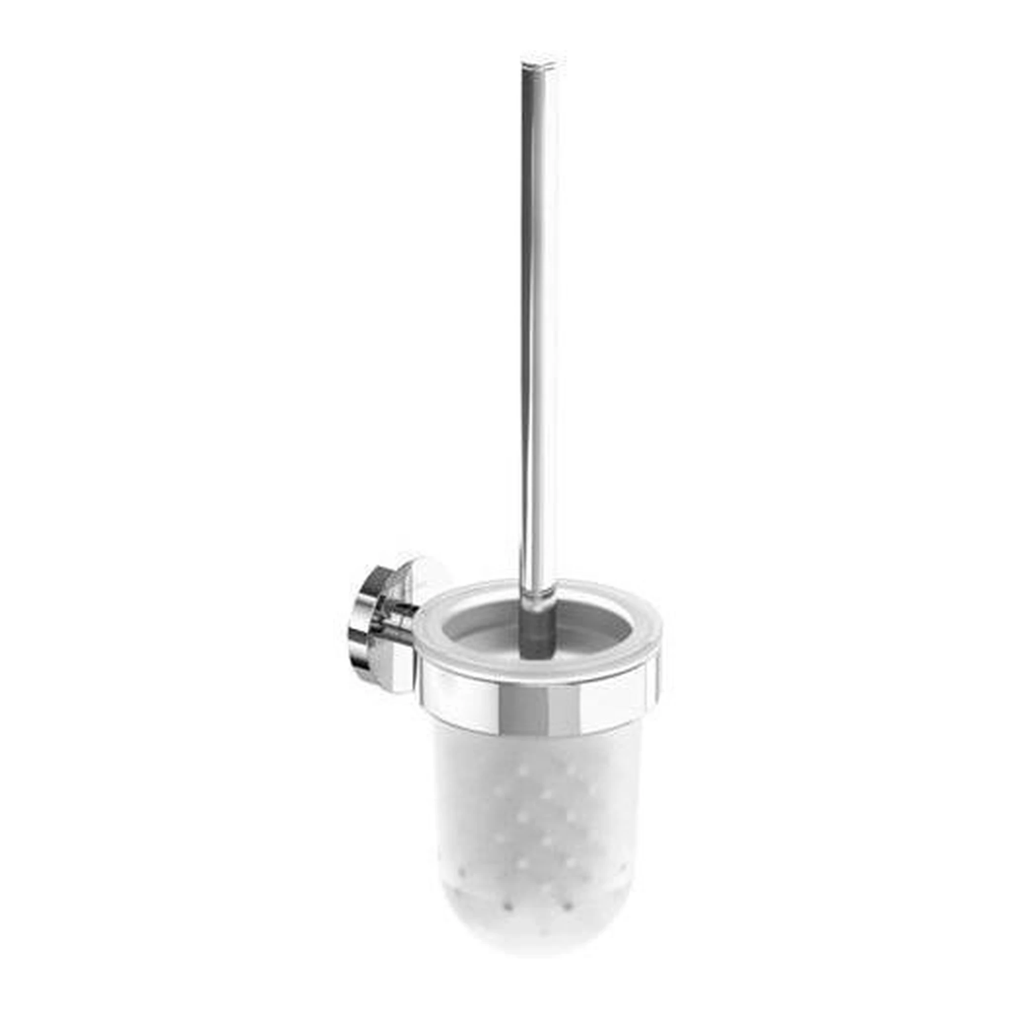 VILLEROY & BOCH | WC-Bürstengarnitur Elements - Tender | 94 x 118 x 353 mm, Wandmontage, rund chrom