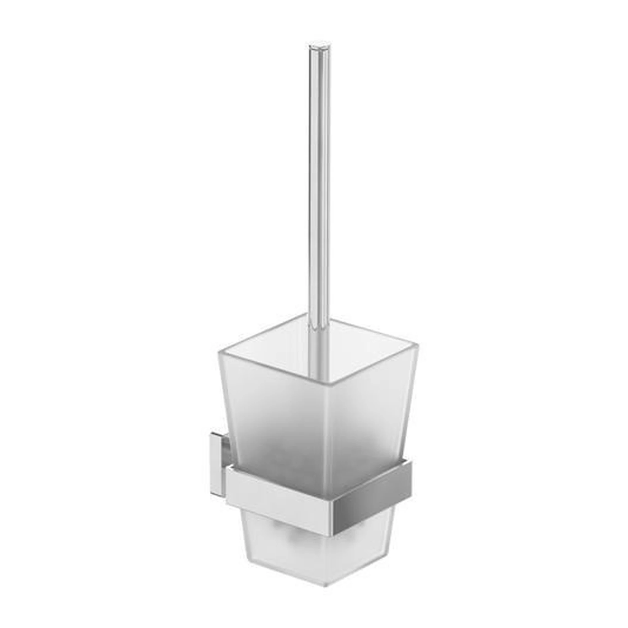 VILLEROY & BOCH | WC-Bürstengarnitur Elements - Striking | 94 x 118 x 340 mm, Wandmontage, eckig chrom