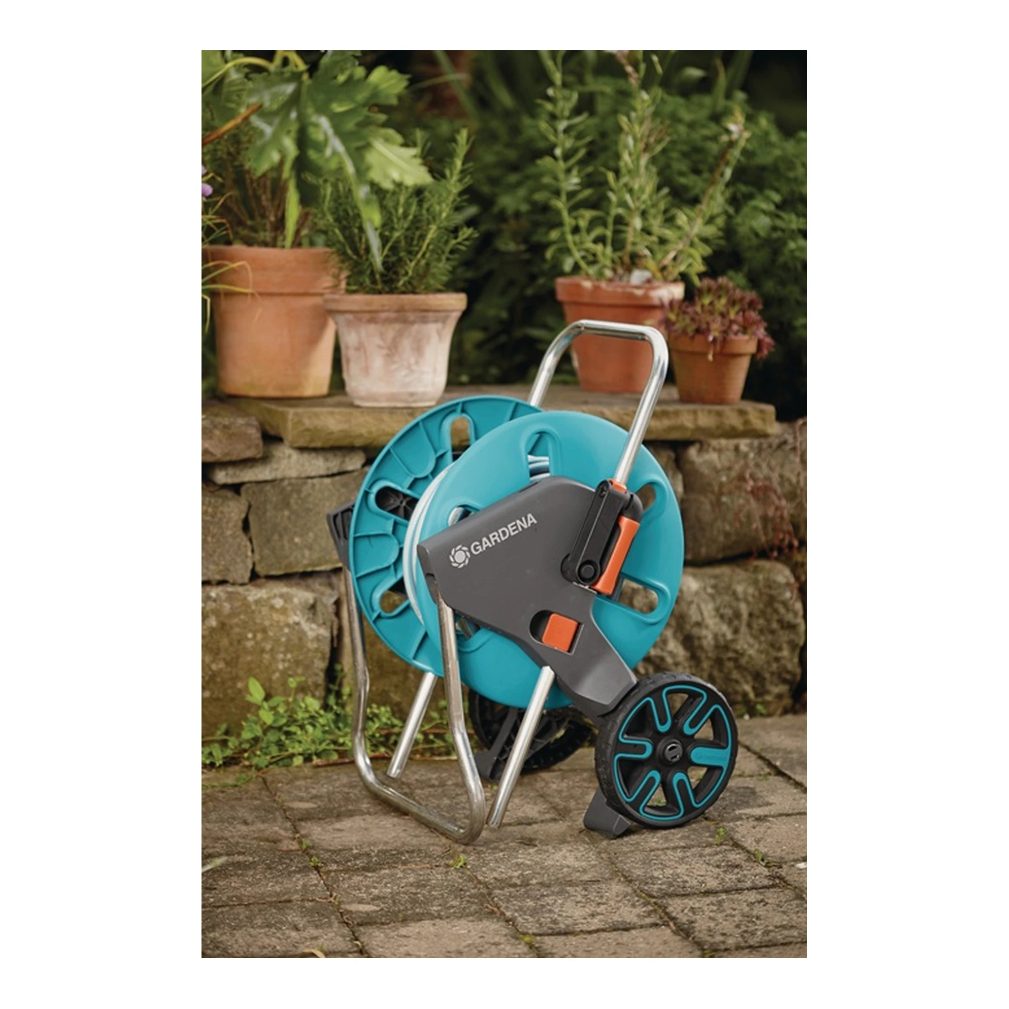 GARDENA | Schlauchwagen-Set CleverRoll M | Anschlussgewinde 13 mm 1/2 ″ Kunststoff – Bild 2