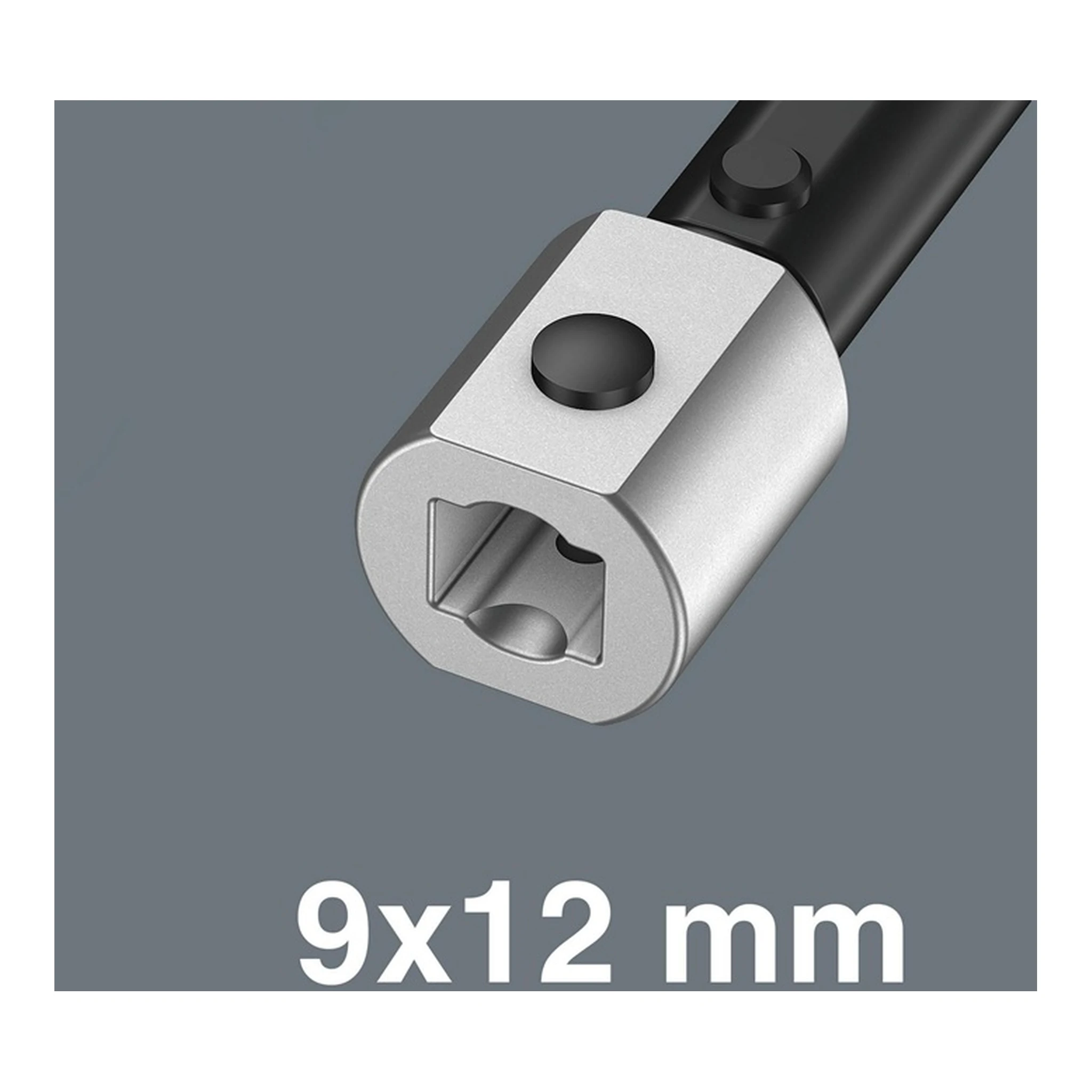 WERA | Einsteckbitadapter 7774/1 | 1/4 ″ 9 x 12 mm CV-Stahl – Bild 3
