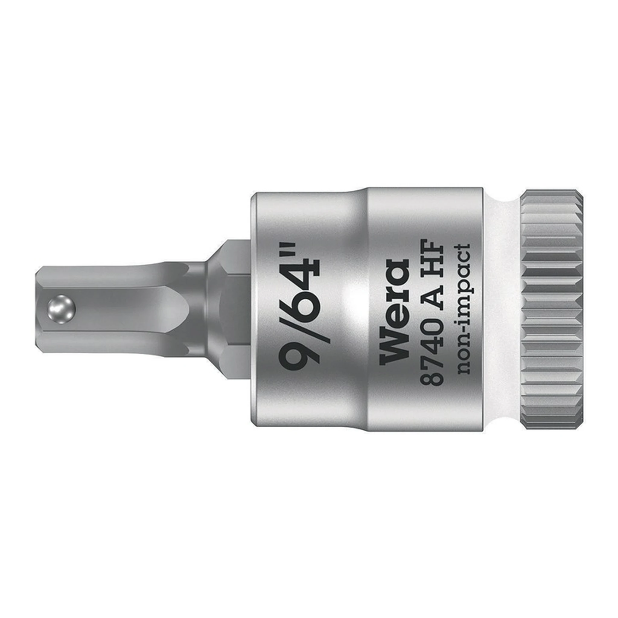 WERA | Steckschlüsseleinsatz 8740 A HF | 1/4 ″ Schlüsselweite 9/64 ″