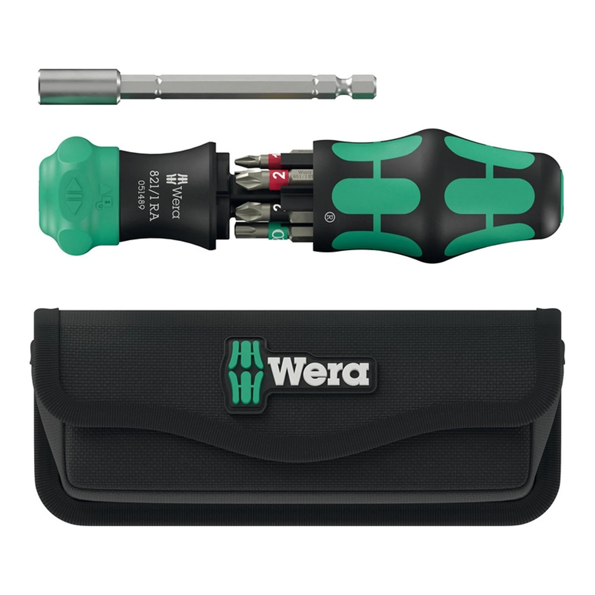 WERA | Magazinbithalter Kraftform Kompakt 28 RA | 6-teilig