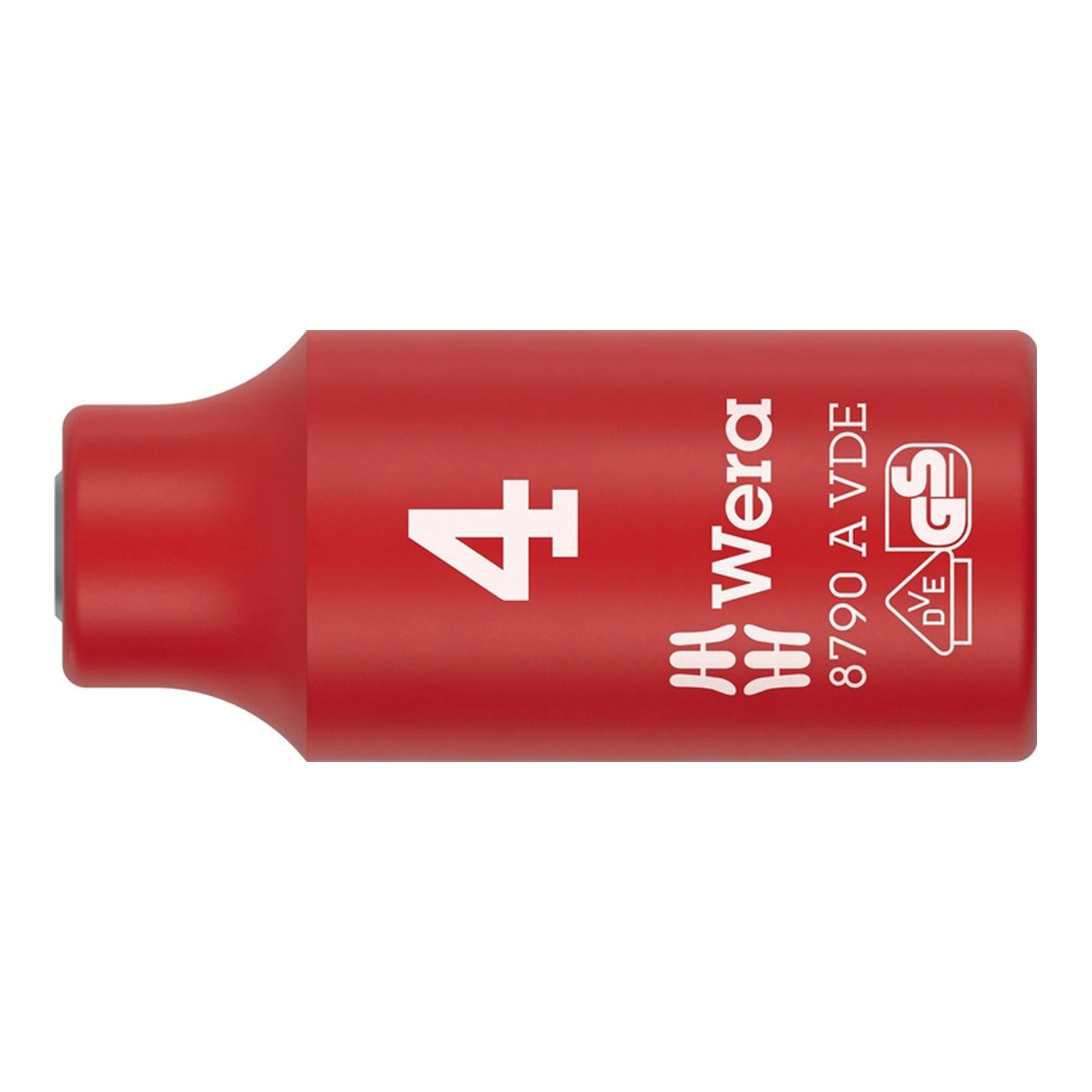 WERA | Steckschlüsseleinsatz 8790 A VDE | 1/4 ″ Schlüsselweite 4 mm