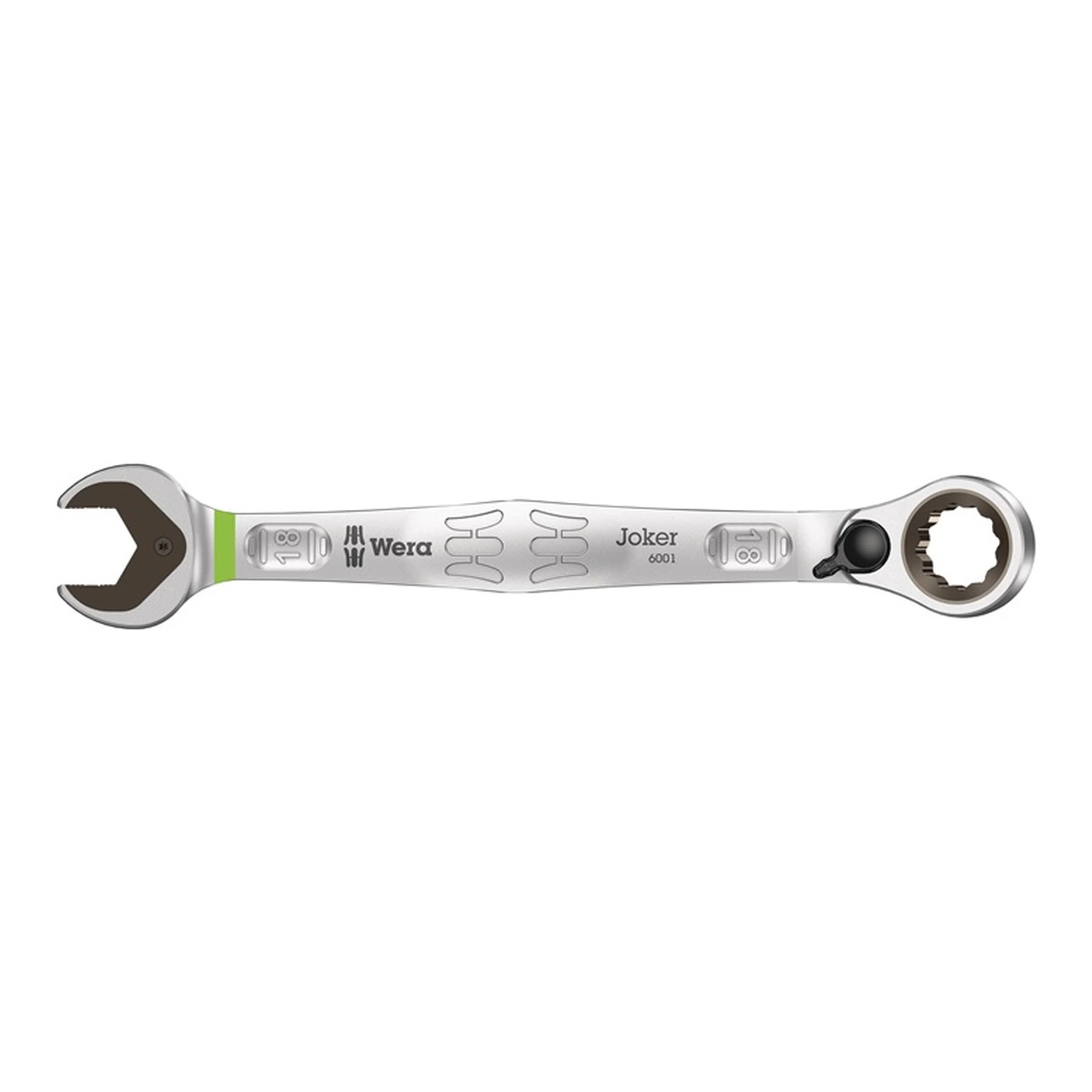 WERA | Maulringratschenschlüssel Joker | Schlüsselweite 18 mm Länge 234 mm umschaltbar, Ringseite 15 °