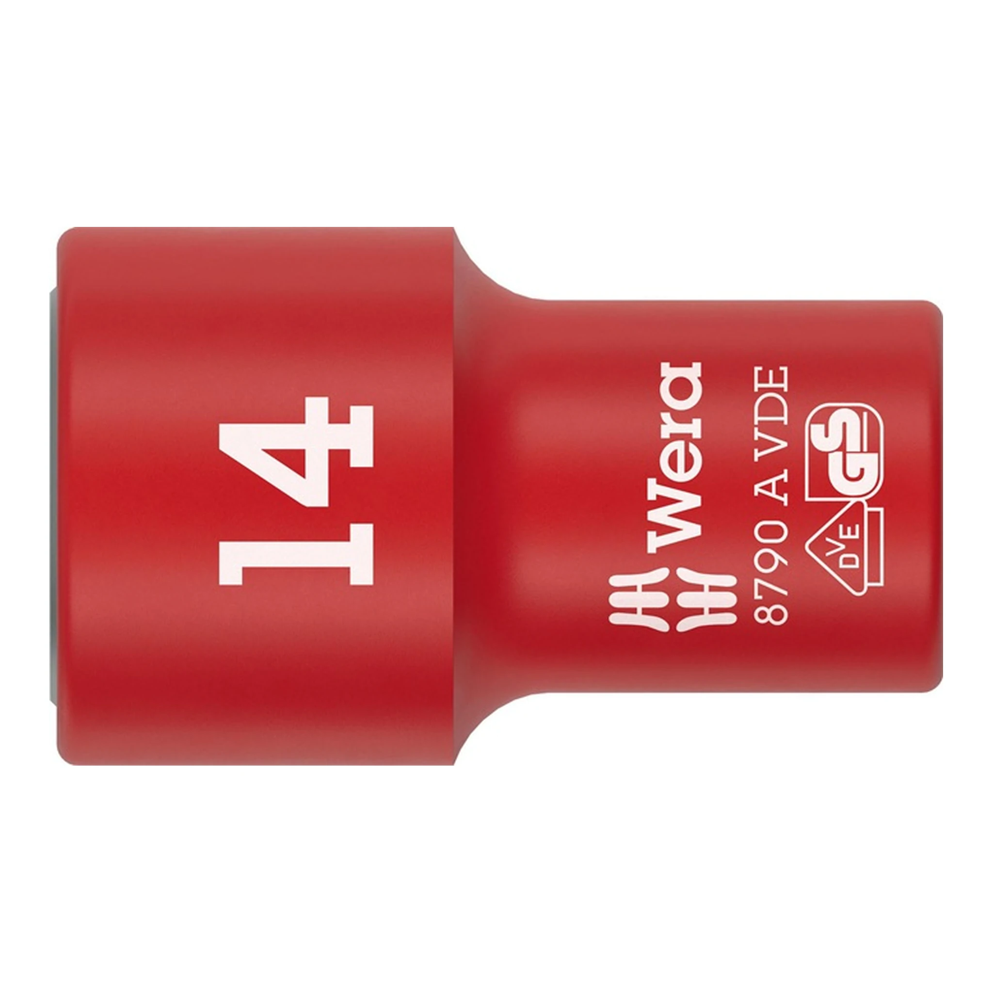 WERA | Steckschlüsseleinsatz 8790 A VDE | 1/4 ″ Schlüsselweite 14 mm