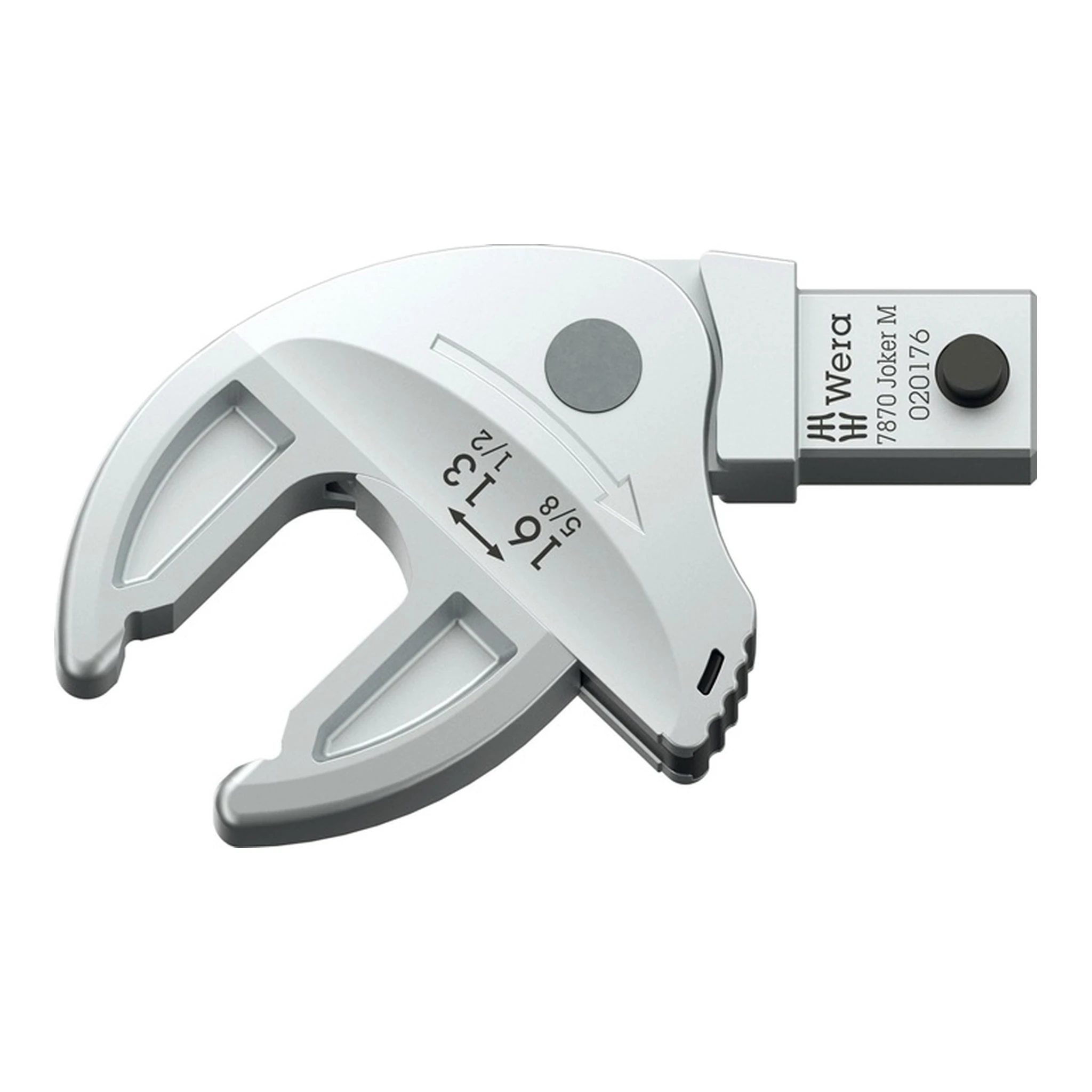 WERA | Einsteckmaulschlüssel 7870 Joker M | Schlüsselweite 13-16 mm 9x12 mm