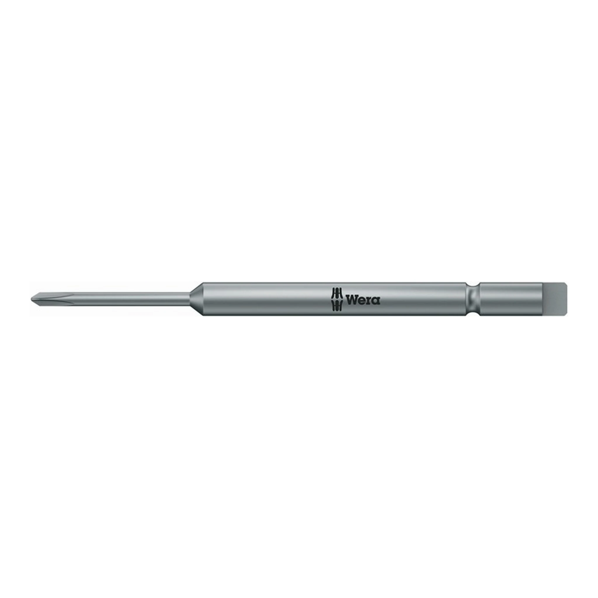 WERA | Bit 851/9 C | PH00 D.1,8mm L.44mm Aufnahme Halfmoon4mm JCIS CV-Molybdän hart abgedreht