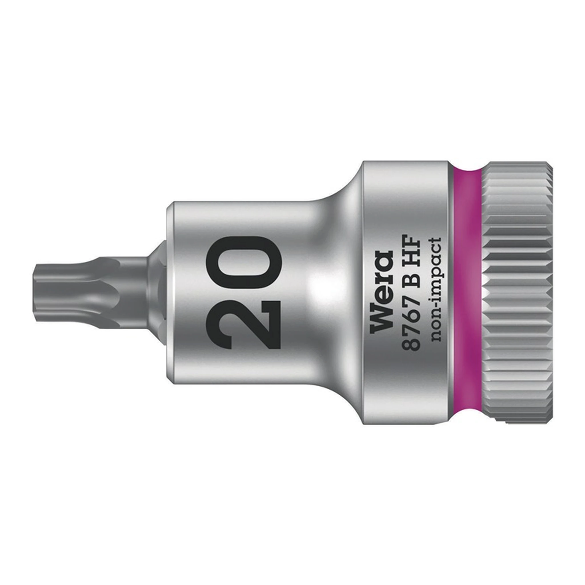 WERA | Schraubendrehereinsatz 8767 B HF Torx | 3/8 ″ TORX® TX20