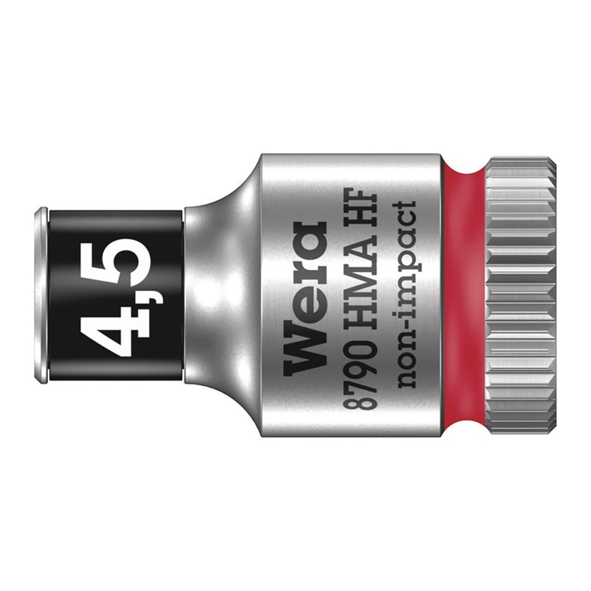 WERA | Steckschlüsseleinsatz 8790 HMA HF | 1/4 ″ 6-kant Schlüsselweite 4,5 mm