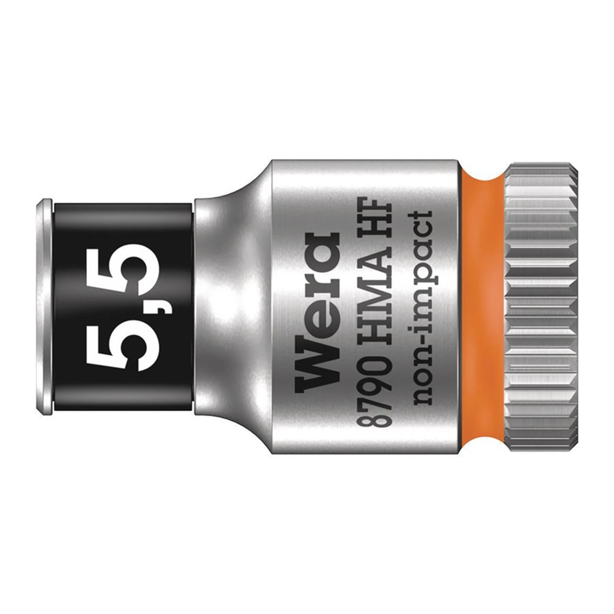 WERA | Steckschlüsseleinsatz 8790 HMA HF | 1/4 ″ 6-kant Schlüsselweite 5,5 mm