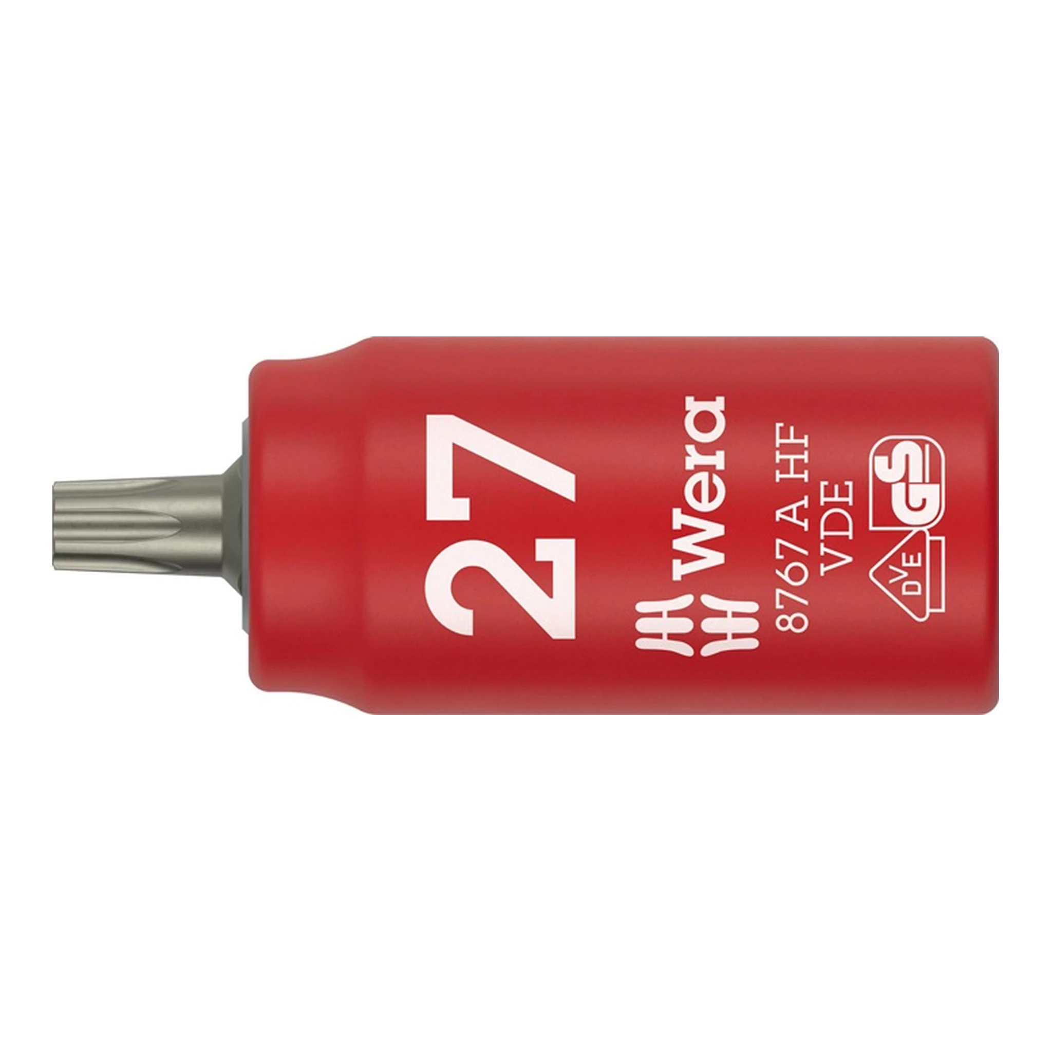 WERA | Steckschlüsseleinsatz 8767 A VDE HF | 1/4 ″ TX 27