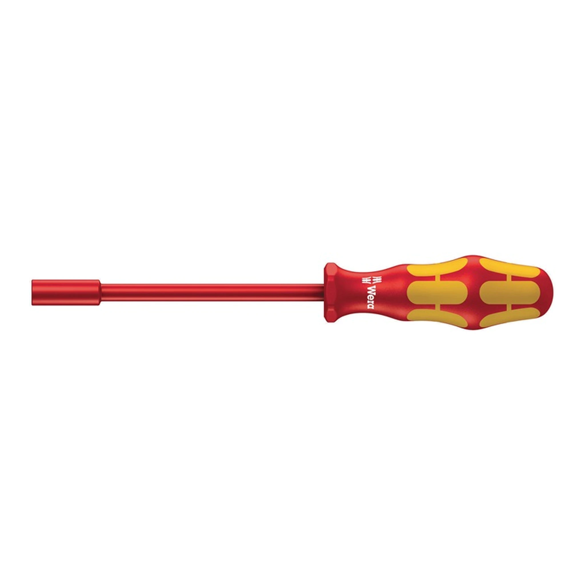 WERA | Schraubendreher 190 i VDE IEC60900:2004 Außen-6-kant | SW10 Klingen-L.125mm CV-Molybdän isoliert zinkphosphatiert