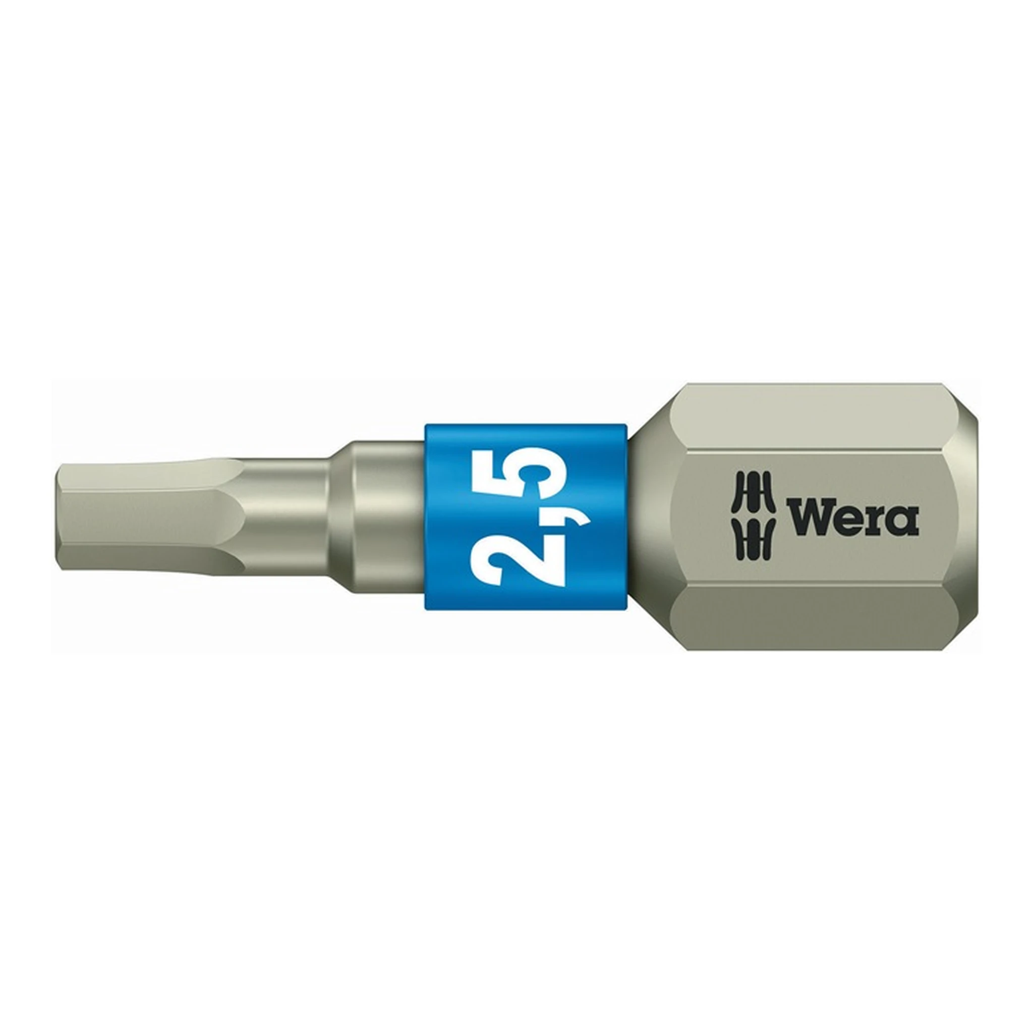 WERA | Bit 3840/1 TS | 1/4 ″ 2,5 mm Länge 25 mm Innensechskant