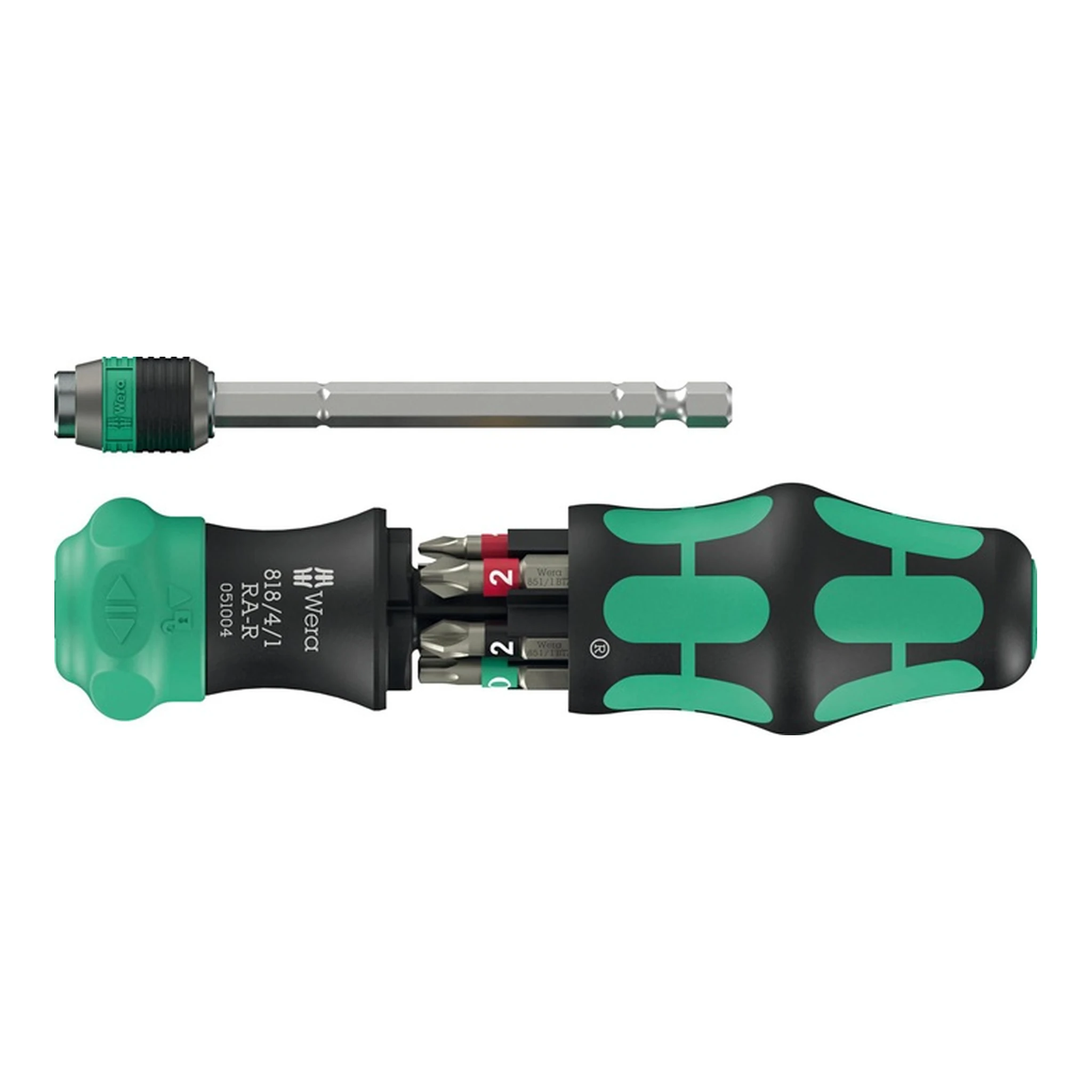 WERA | Magazinbithalter Kraftform Kompakt 20 RA-R | 6-teilig