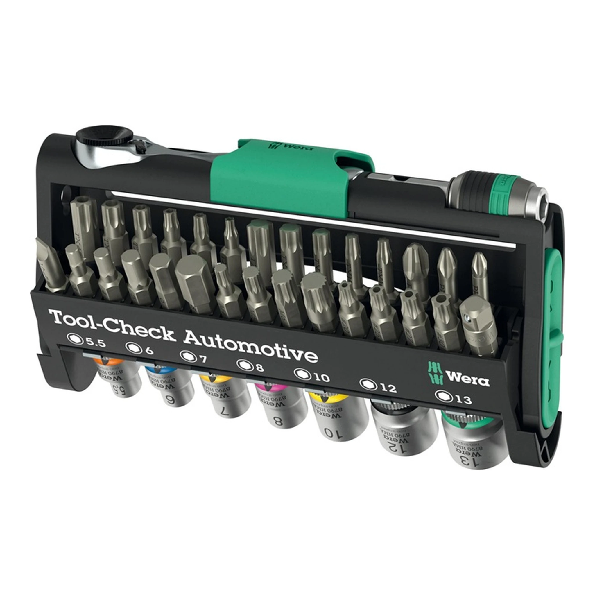 WERA | Bitratschensatz Tool-Check Automotive 1 | 38-teilig