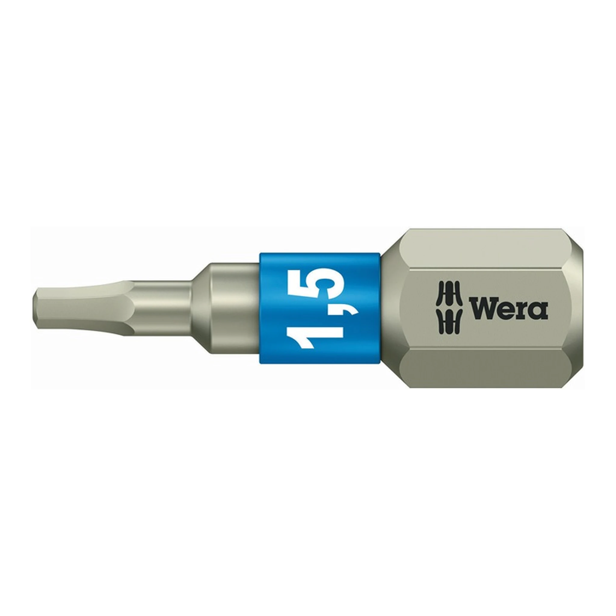WERA | Bit 3840/1 TS | 1/4 ″ 1,5 mm Länge 25 mm Innensechskant