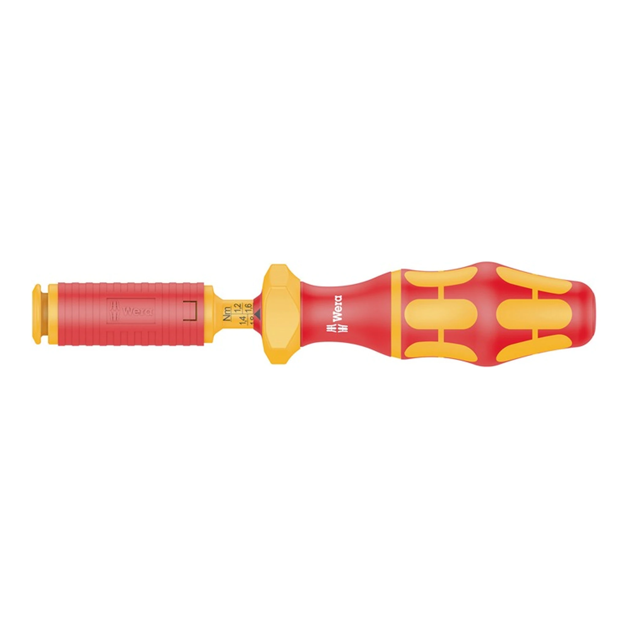 WERA | Drehmomentschraubendreher 7400 VDE | 0,3-1,2 Nm 6-kant-Aufnhame 9 mm