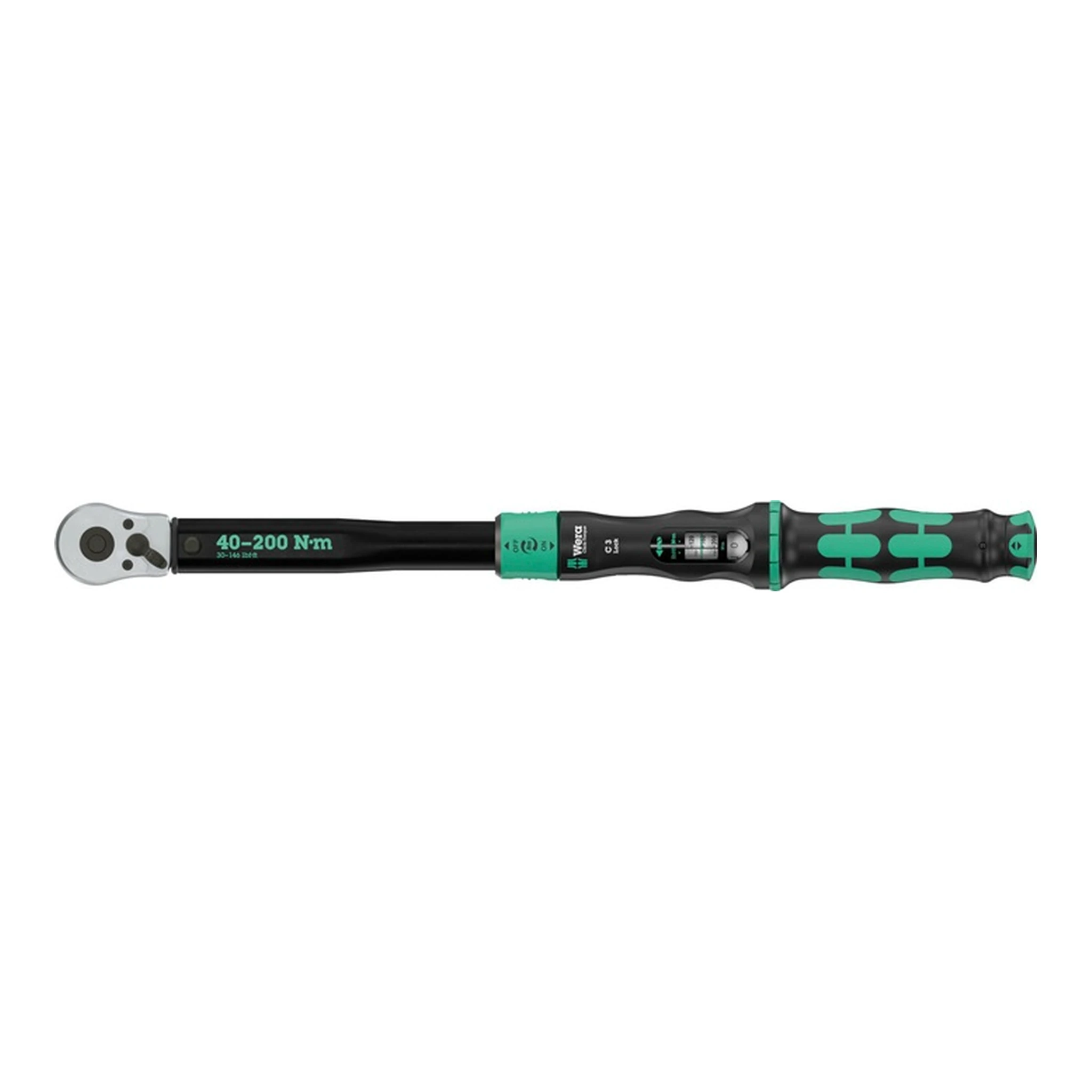 WERA | Drehmomentschlüssel Click-Torque Lock C 3 | 1/2 ″ 40-200 Nm