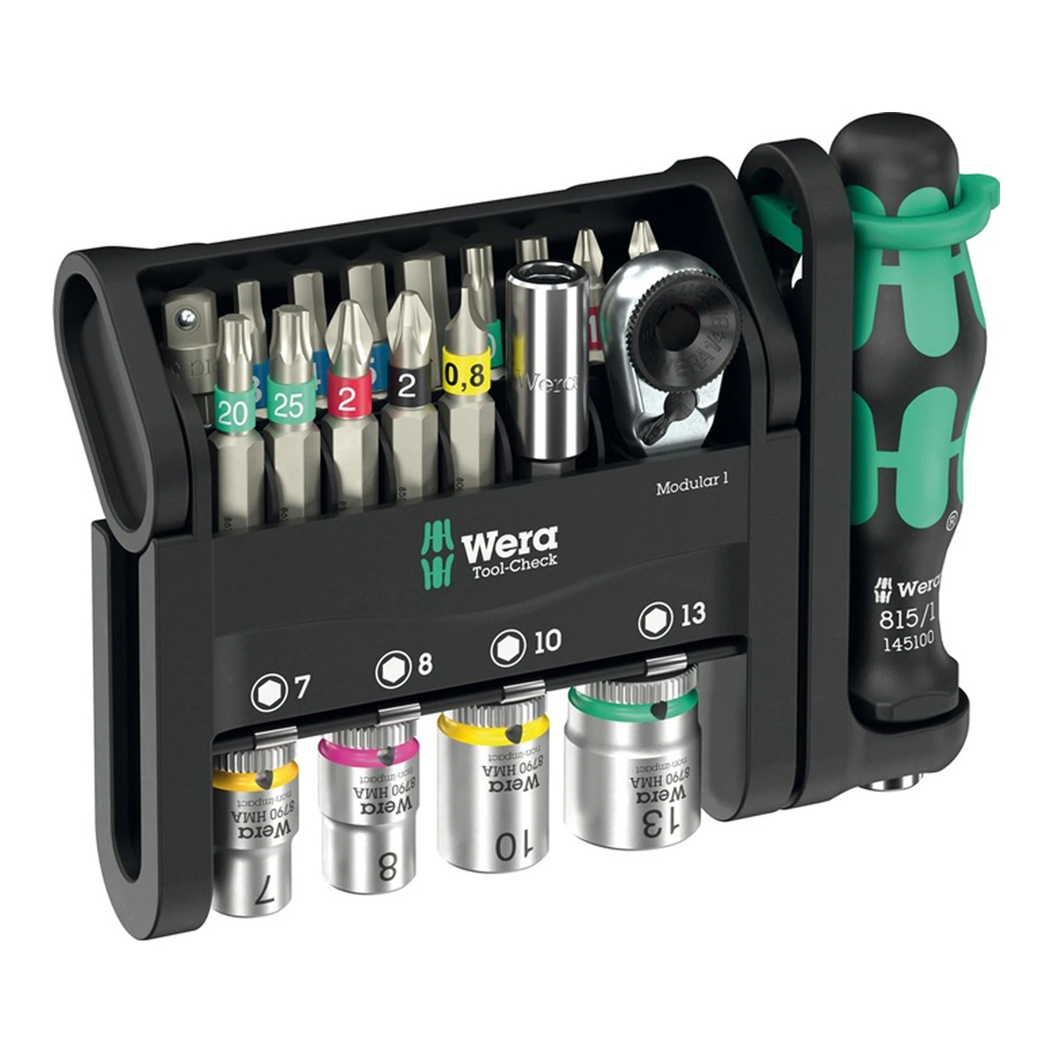 WERA | Bitsortiment Tool-Check Modular 1 | 21-teilig
